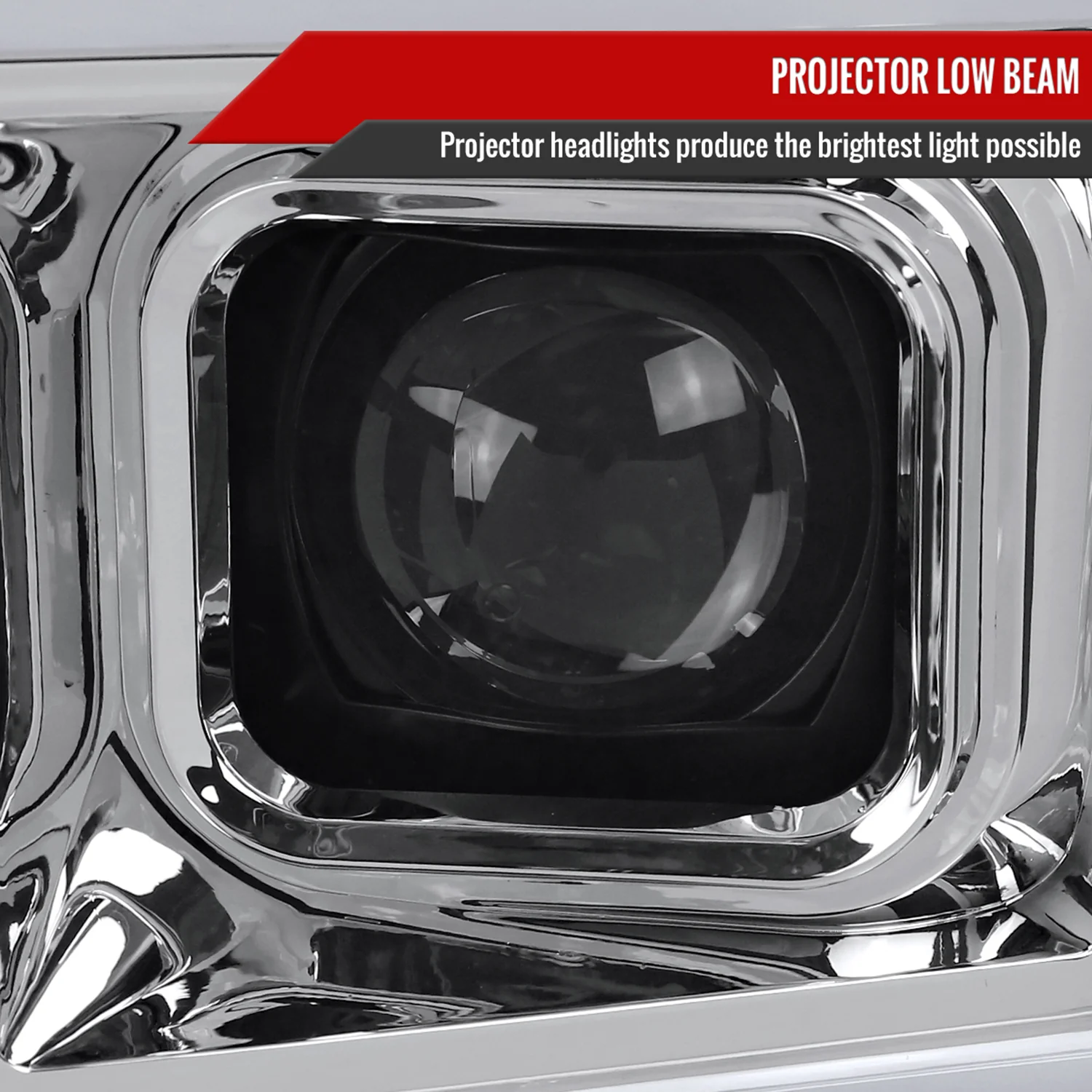 2017-2019 Ford F-250 F-350 F-450 F-550 LED C-Bar Headlights Signal Chrome - Image 3