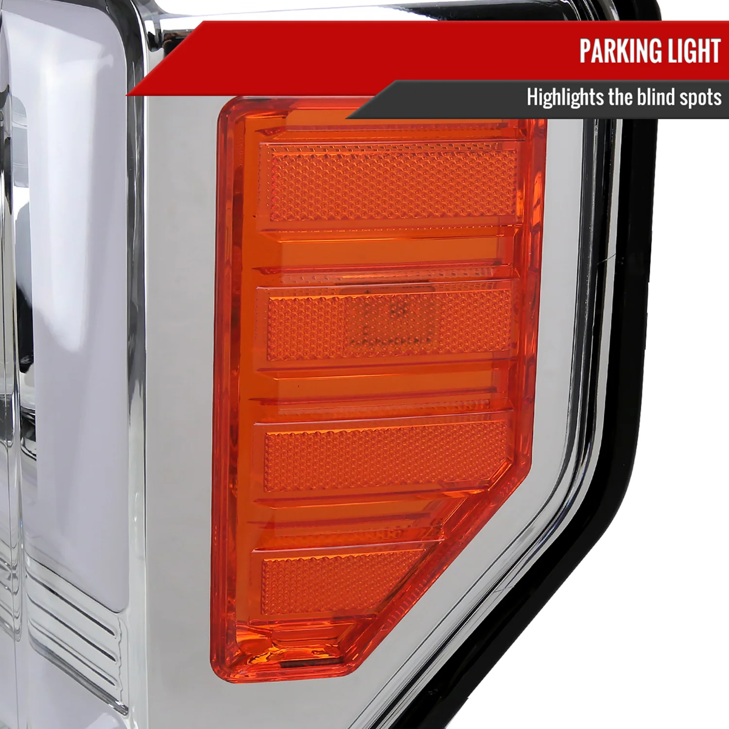 2017-2019 Ford F-250 F-350 F-450 F-550 LED C-Bar Headlights Signal Chrome - Image 6