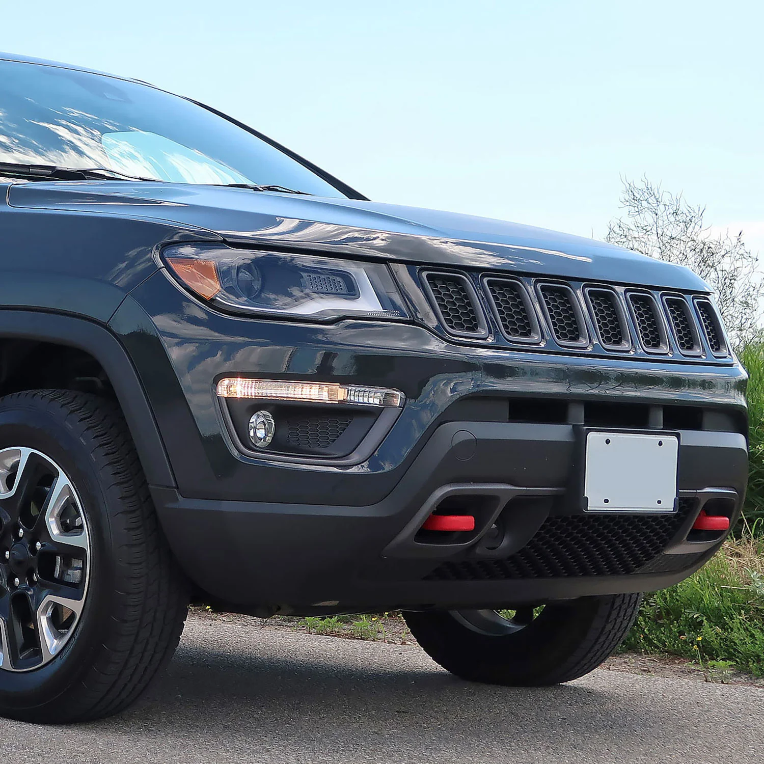 2017-2020 Jeep Compass H8 Fog Lights Kit Chrome Housing/Clear Lens - Image 10