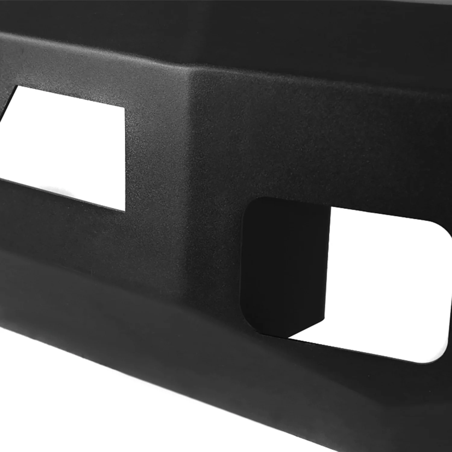 2017-2021 Ford F-250/F-350 Black Heavy Duty Steel Front Bumper LED Light Ports - Image 7