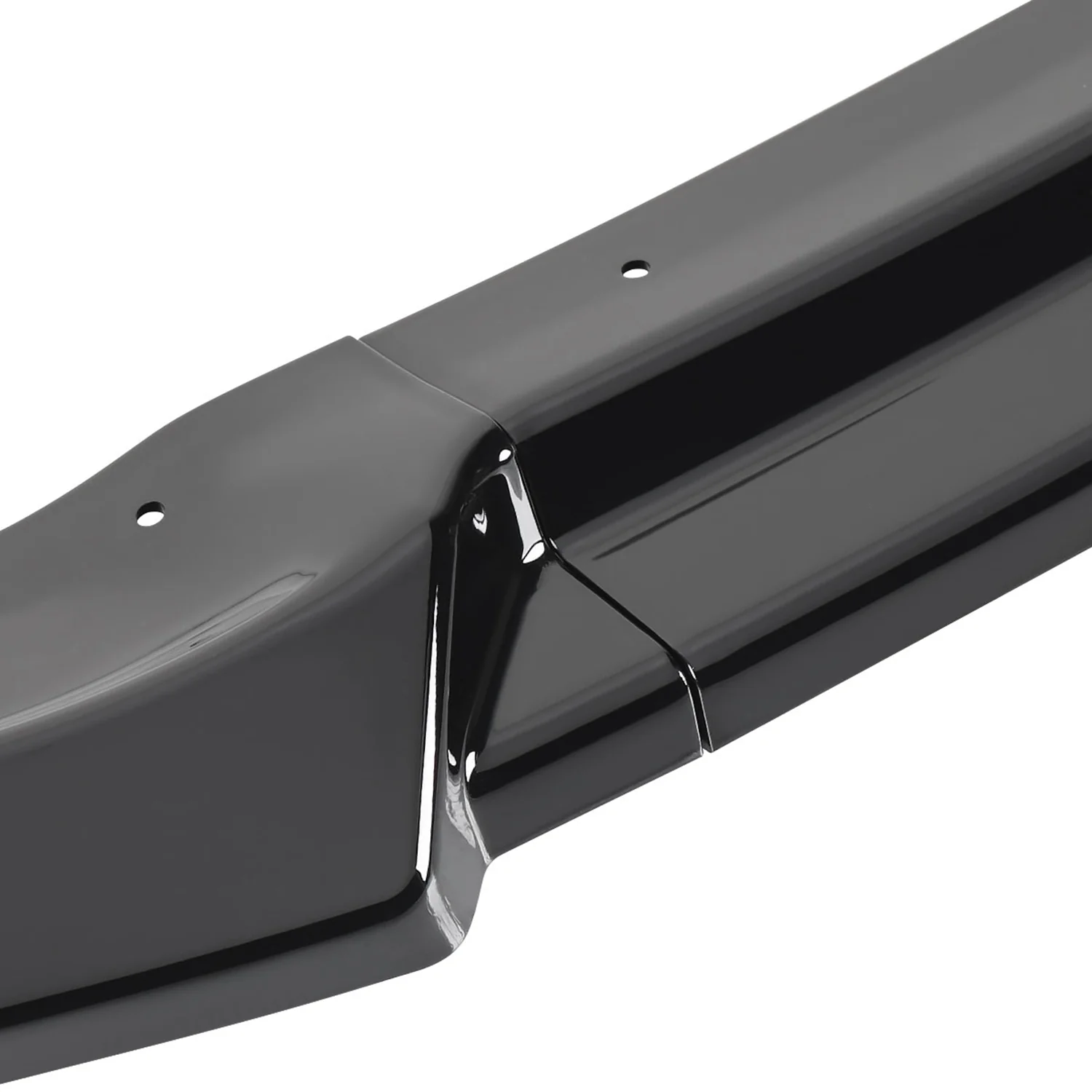 2017-2021 Honda Civic Si Glossy Black 3Pcs Front Bumper Lip Spoiler Kit - Image 3
