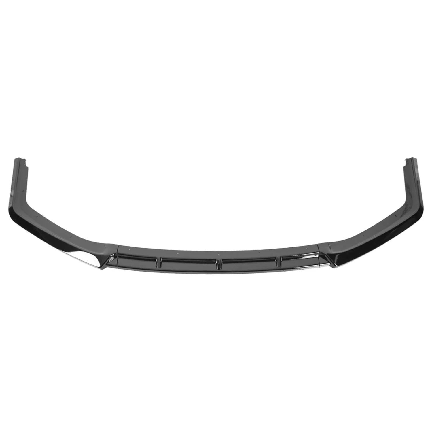 2017-2021 Honda Civic Si Glossy Black 3Pcs Front Bumper Lip Spoiler Kit - Image 7