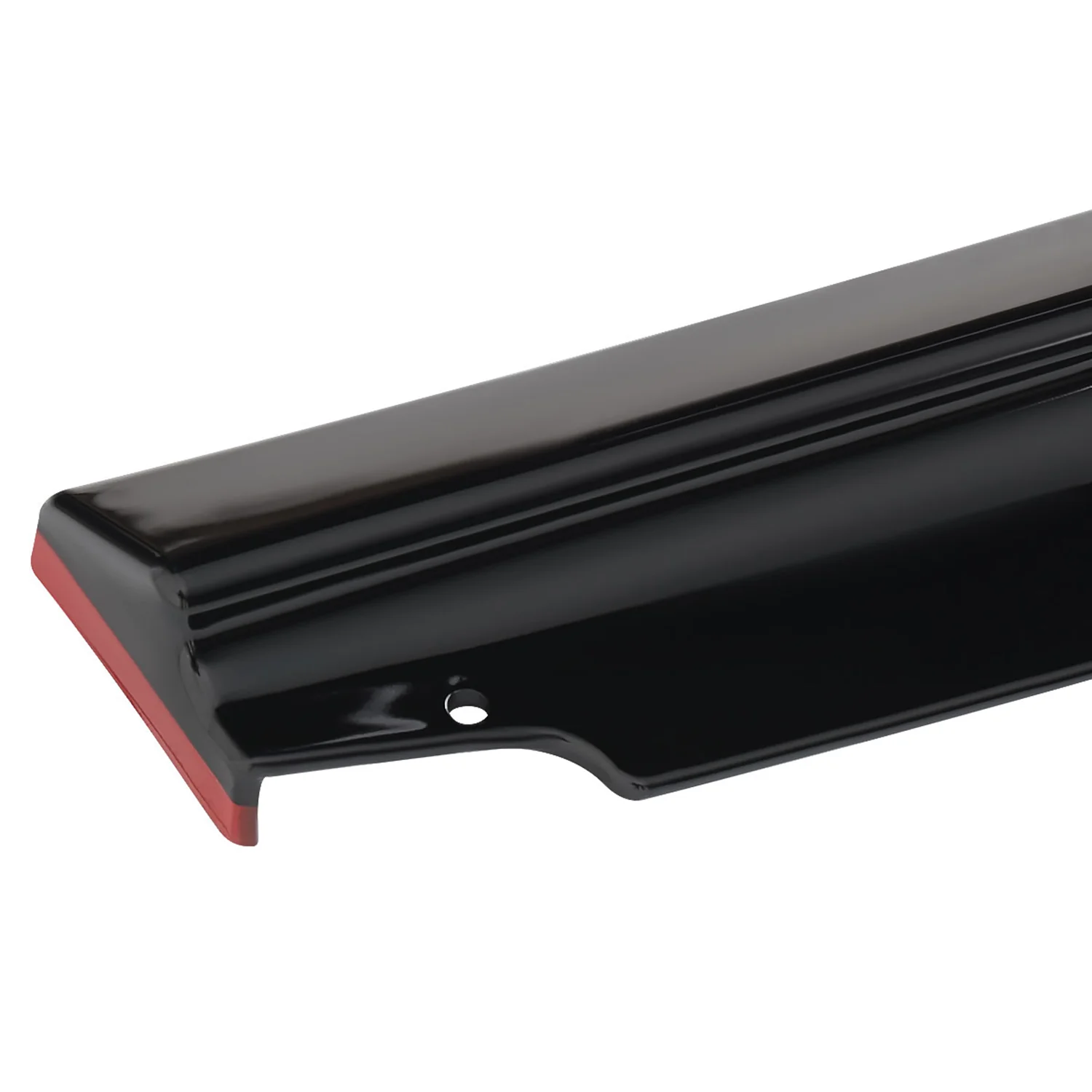 2017-2021 Honda Civic Si Glossy Black/Red Trim 3Pcs Front Bumper Lip Kit - Image 5