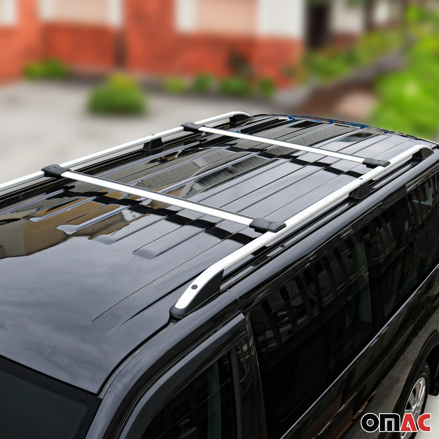 2017-2026 Honda Ridgeline Roof Rack Cross Bars Luggage Carrier Alu Gray 2Pcs - Image 3
