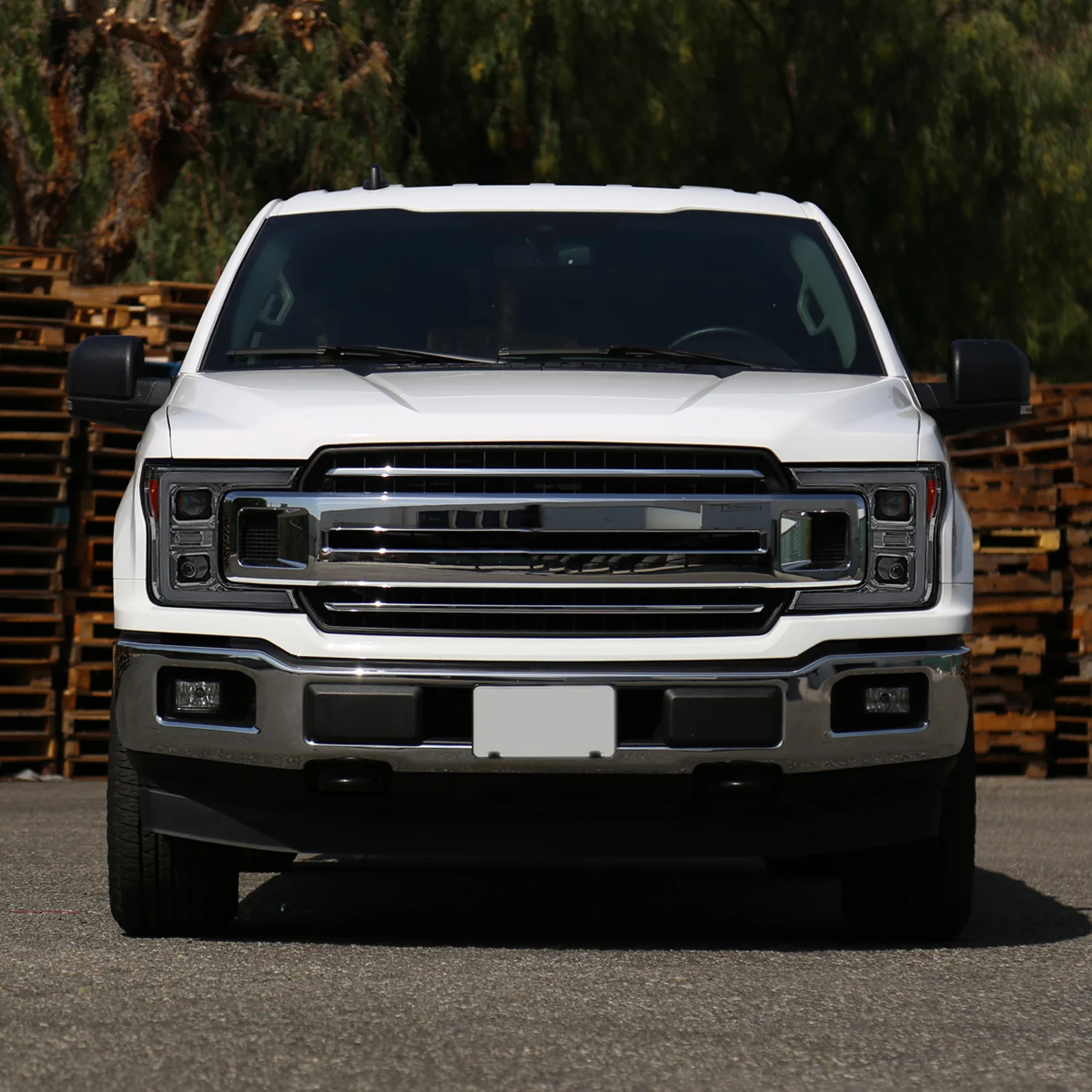 2018-2020 Ford F-150 LED C-Bar Headlights Signal Lights Chrome / Smoked - Image 10