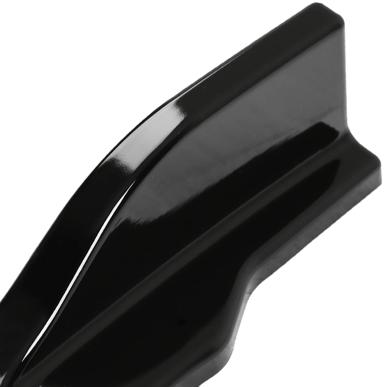 2018-2020 Toyota Camry SE/XSE/LE/XLE Glossy Black 3Pcs Bumper Lip Spoiler - Image 4