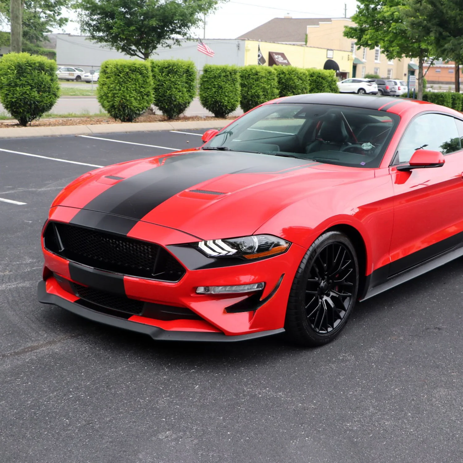 2018-2022 Ford Mustang GT/Ecoboost Lower Dive Front Bumper Canards Trims - Image 10