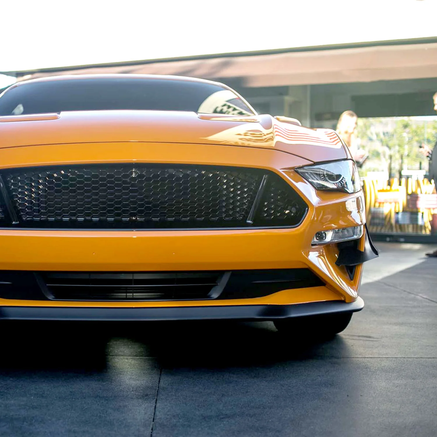 2018-2022 Ford Mustang GT/Ecoboost Lower Dive Front Bumper Canards Trims - Image 9