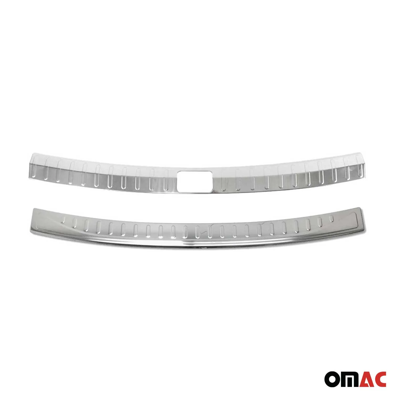 2018-2024 VW Tiguan Rear Bumper & Trunk Sill Cover Set Stainless Steel Glossy - Image 2