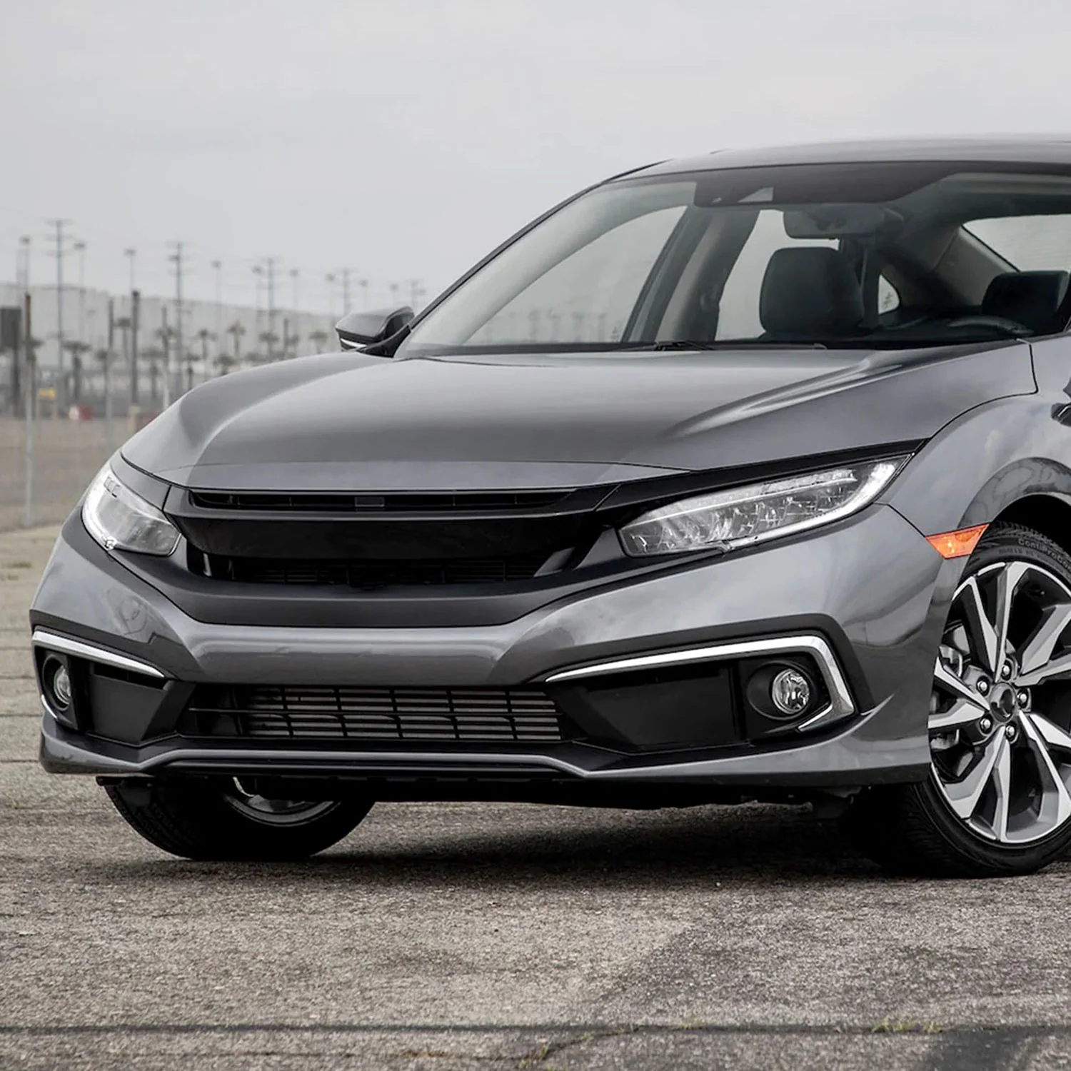 2019-2020 Honda Civic Sedan/Coupe H11 Fog Lights Kit Chrome/Clear Lens - Image 10