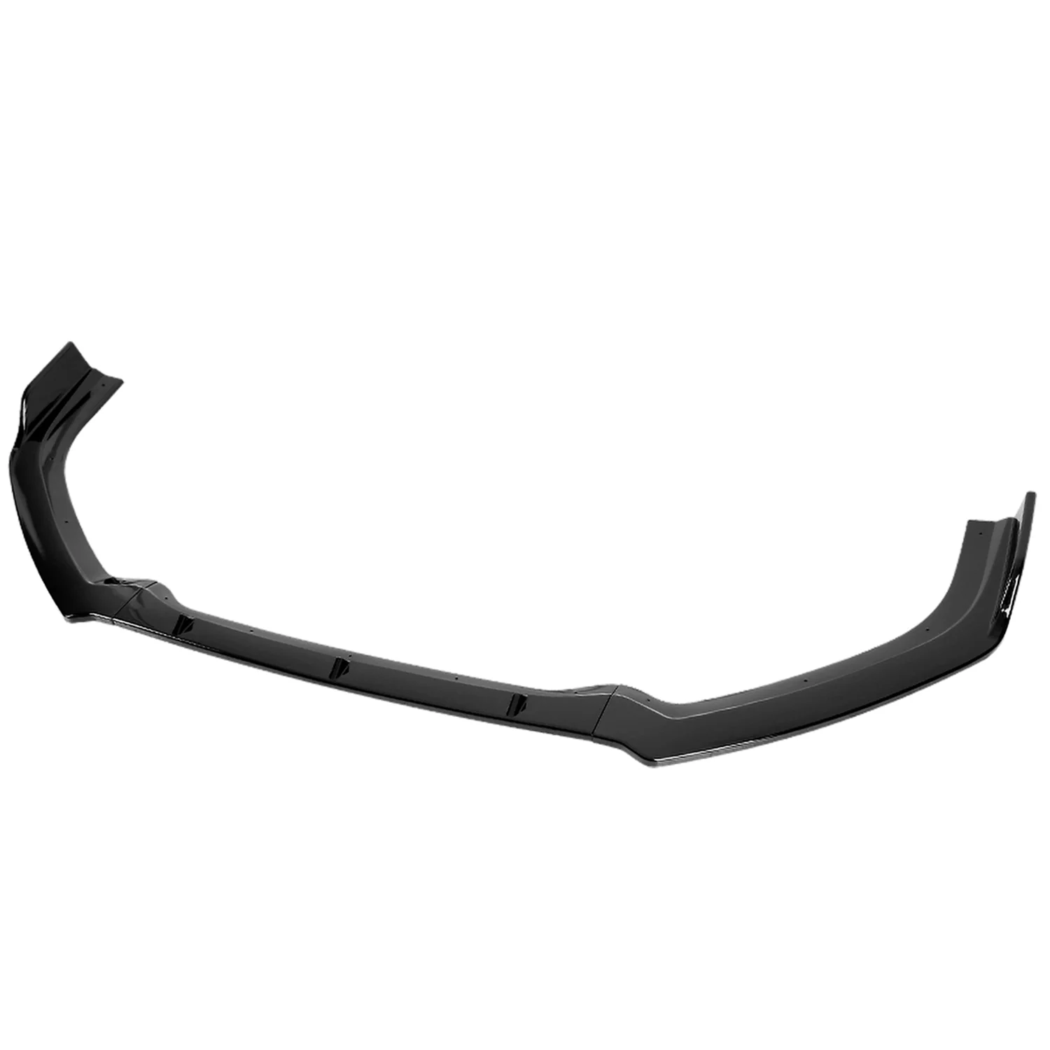 2019-2020 Nissan Altima Sedan Glossy Black Polypropylene 3Pcs Bumper Lip
