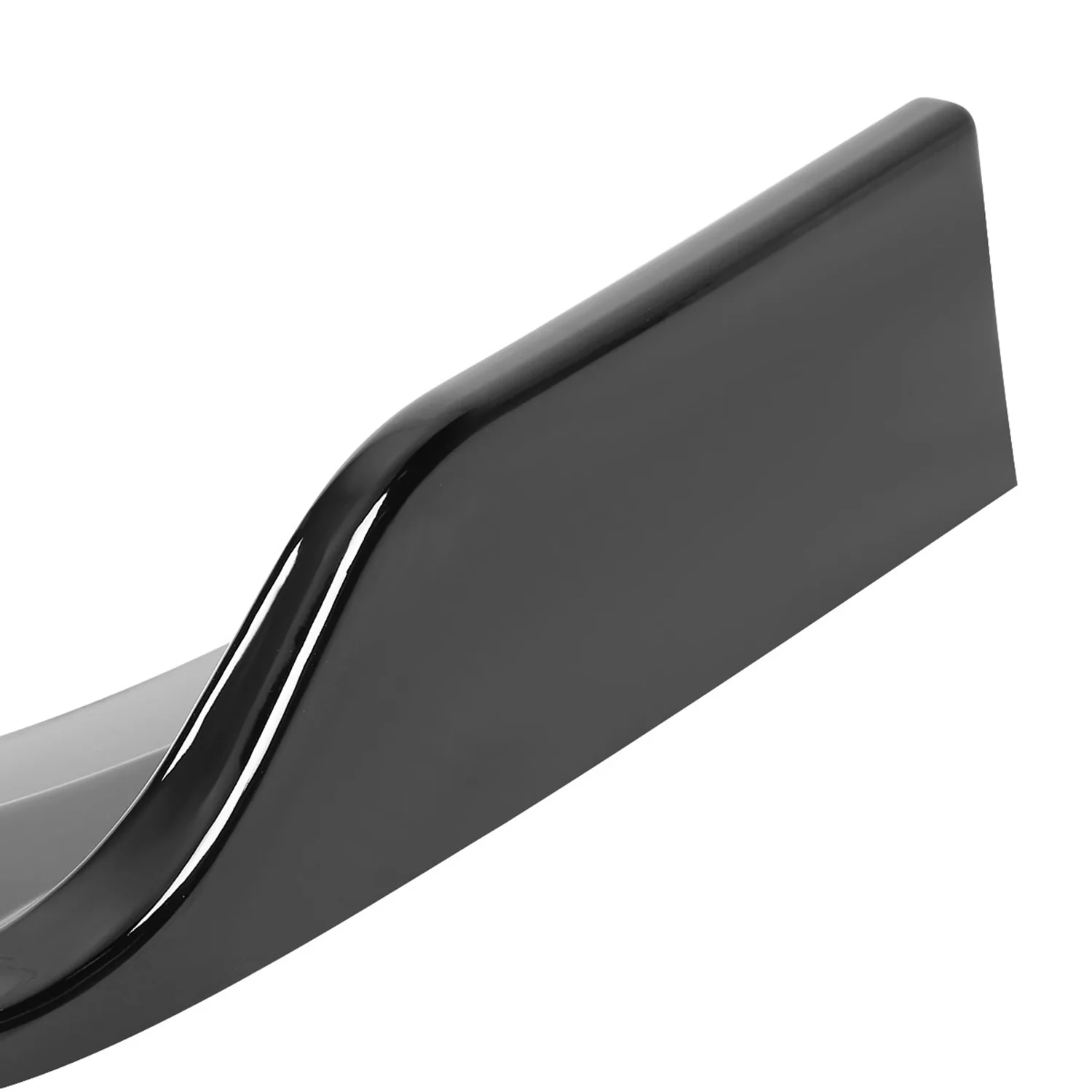 2019-2020 Nissan Altima Sedan Glossy Black Polypropylene 3Pcs Bumper Lip - Image 4