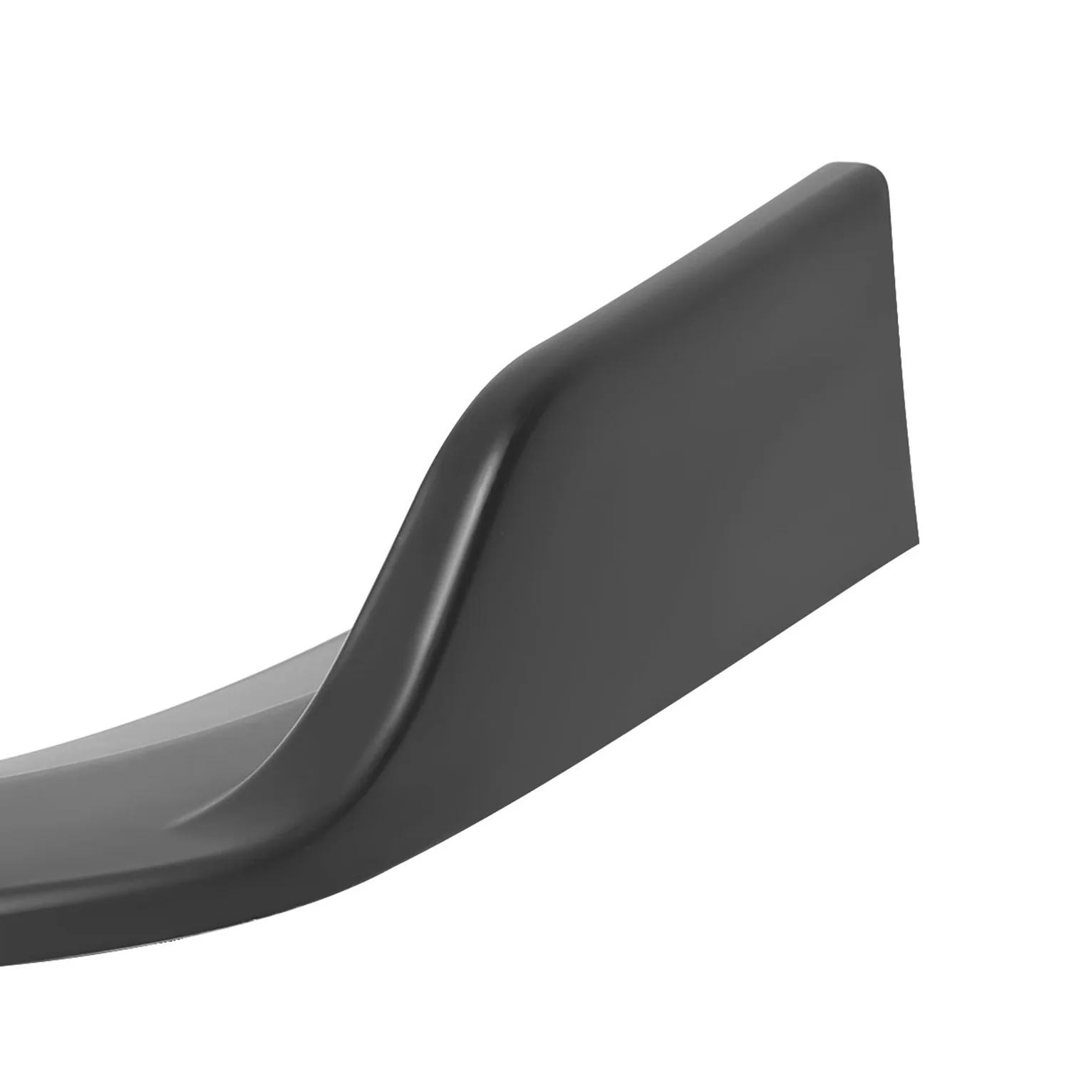 2019-2020 Nissan Altima Sedan Matte Black Polypropylene 3Pcs Bumper Lip - Image 4
