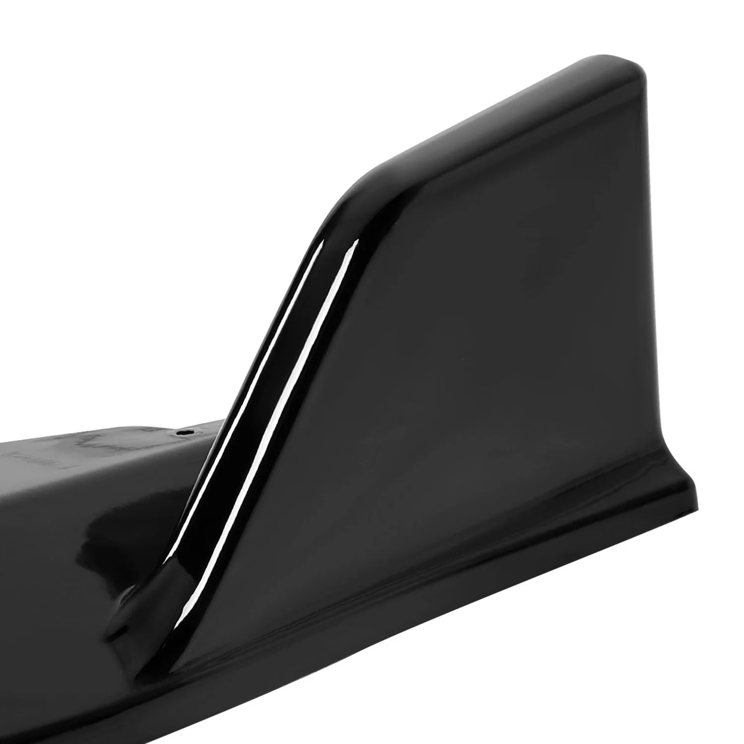 2019-2020 Toyota Corolla Sedan Glossy Black Polypropylen 3Pcs Bumper Lip - Image 4
