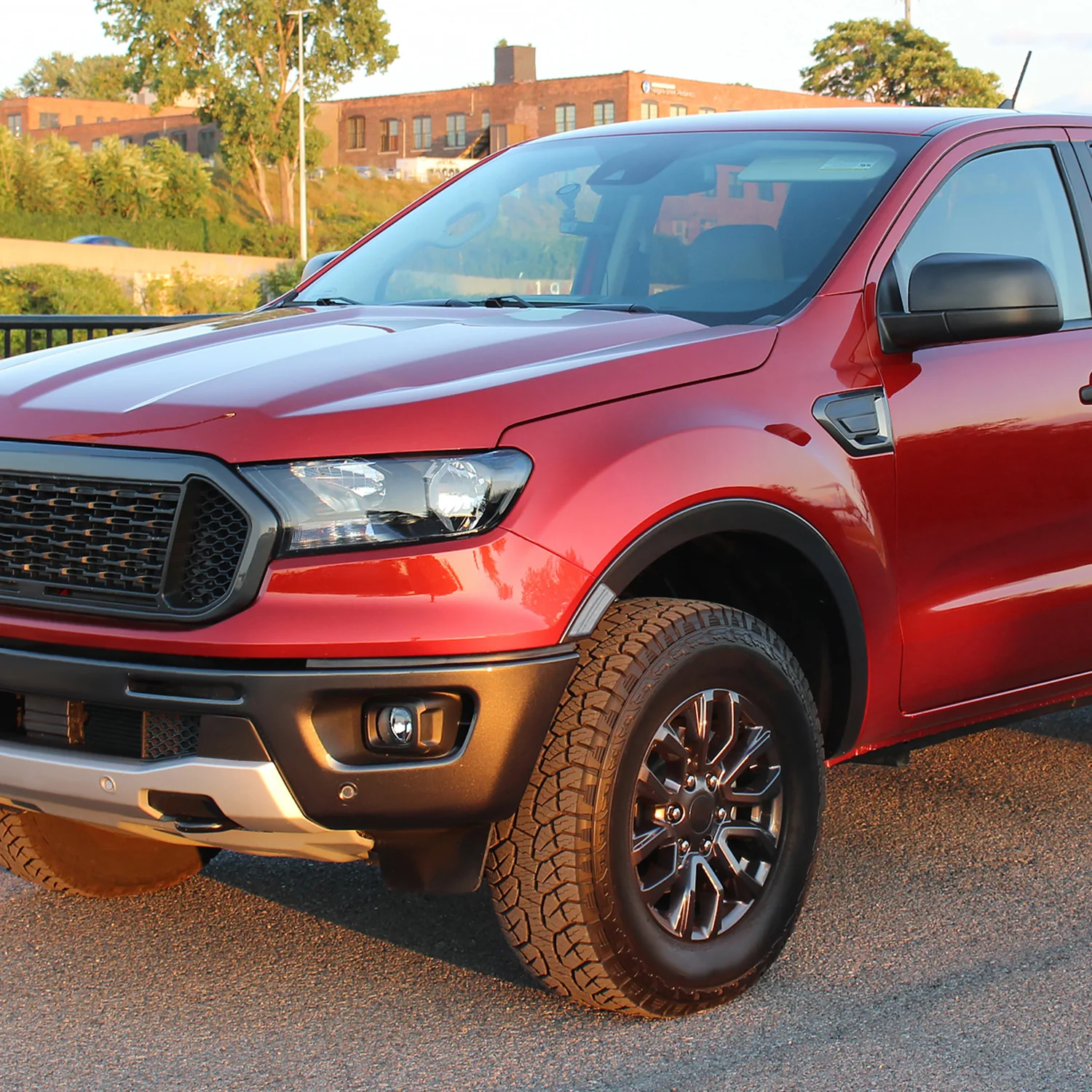 2019-2021 Ford Ranger 2PC LED Side Marker Lights Chrome Housing/Clear Lens - Image 10