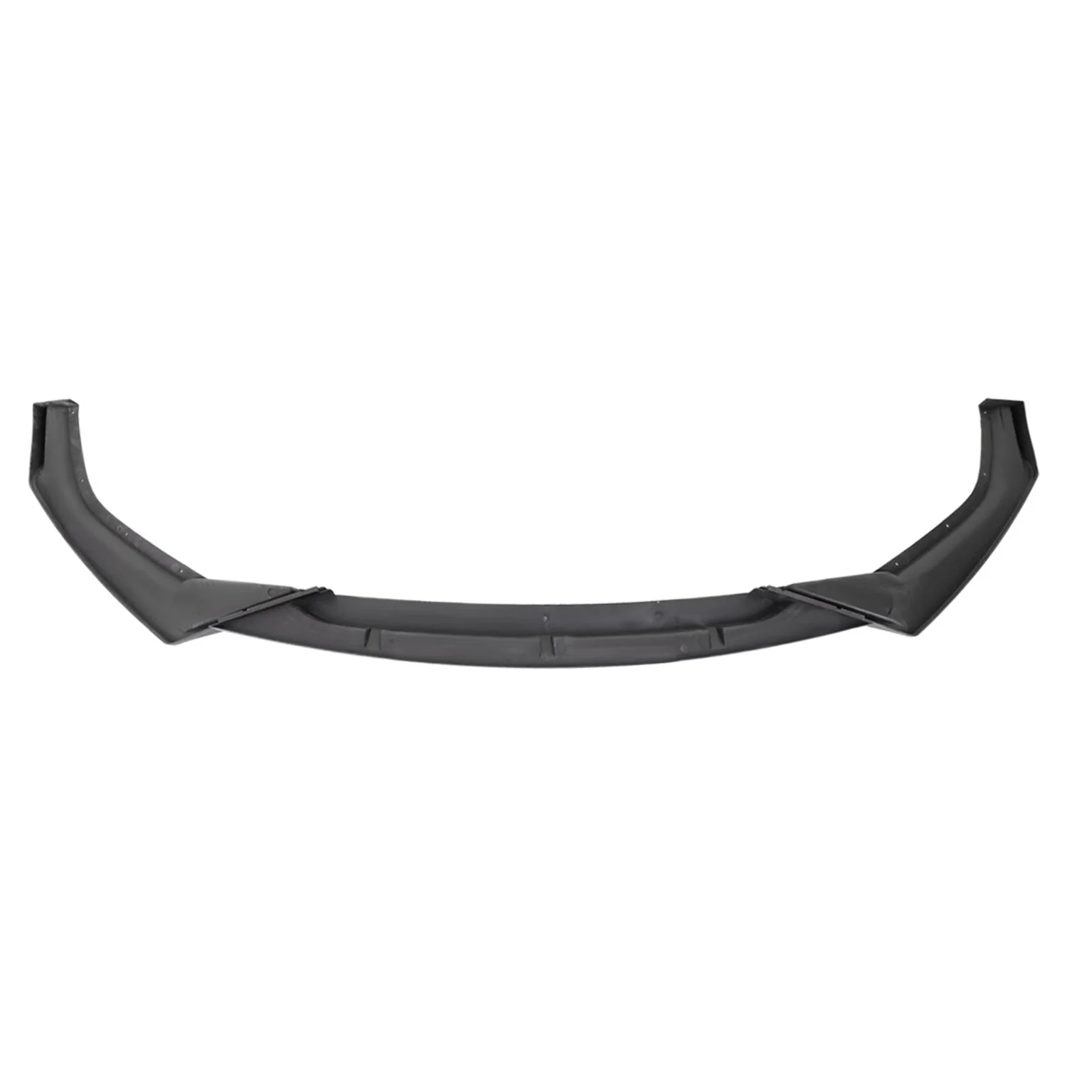 2019-2021 Honda Civic Sedan Glossy Black/Red Trim 3PC Front Bumper Lip Set - Image 6
