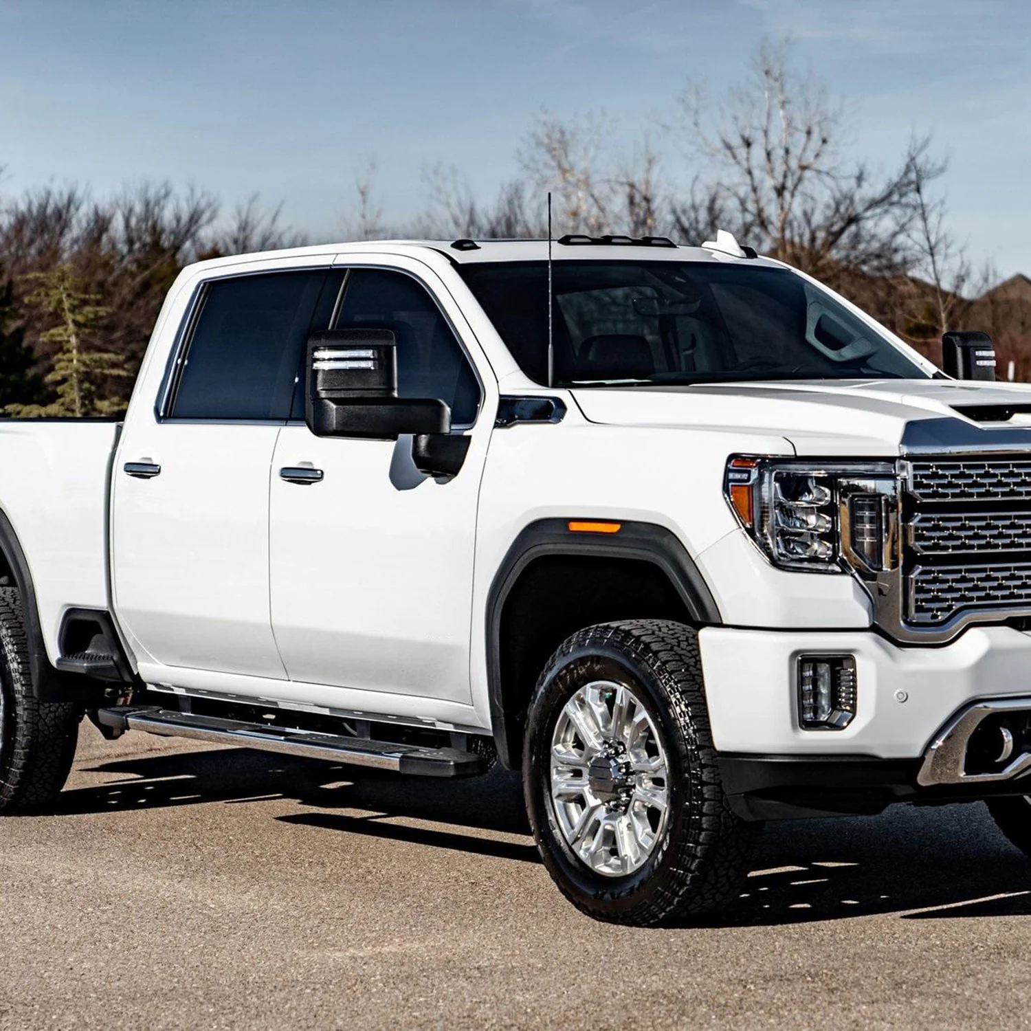 2019-2022 GMC Sierra 1500 Heated Black Towing Mirrors &Turn Signal - Image 10