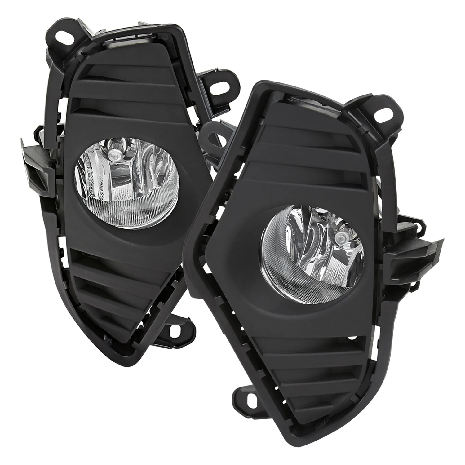 2019-2022 Toyota RAV4 H16 Fog Lights Kit Chrome Housing/Clear Lens
