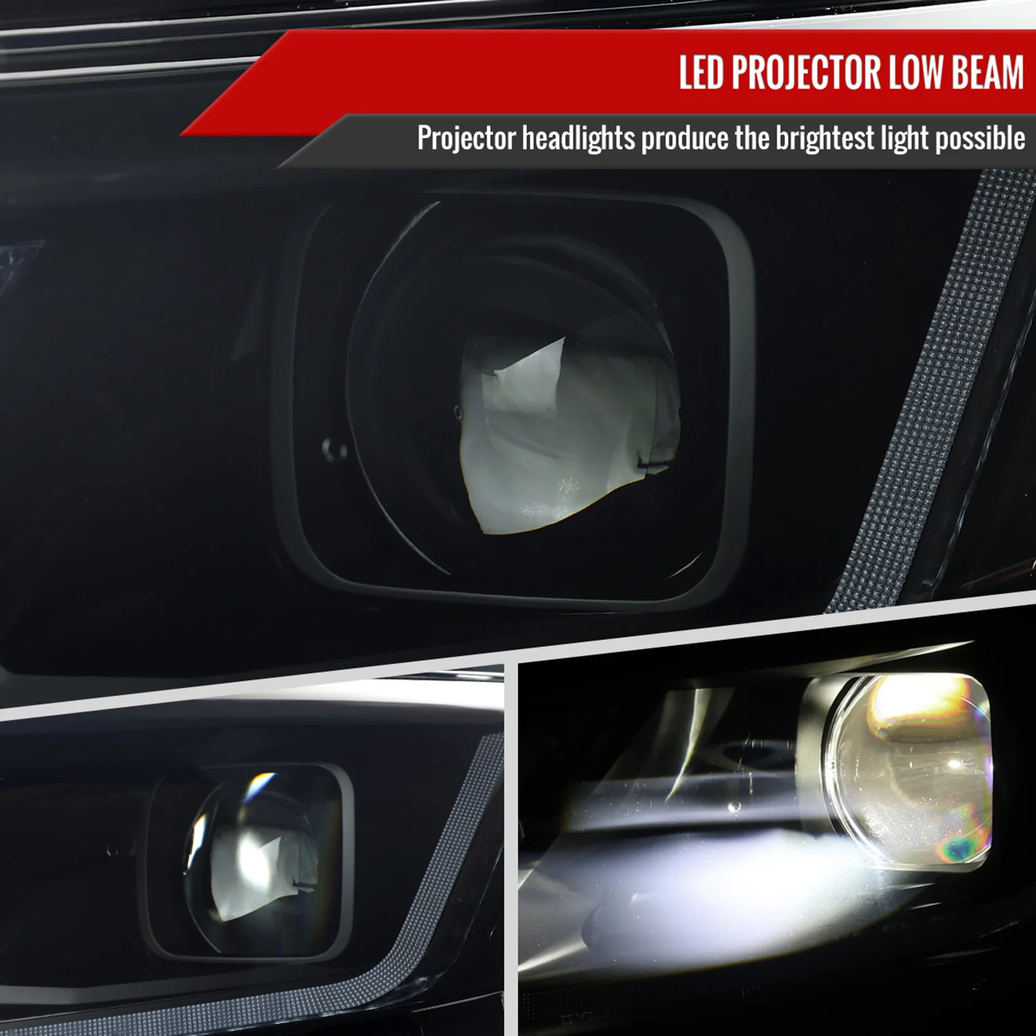 2019-2024 Chevy Malibu Full LED Projector Headlights Turn Signal Smoke - Image 4