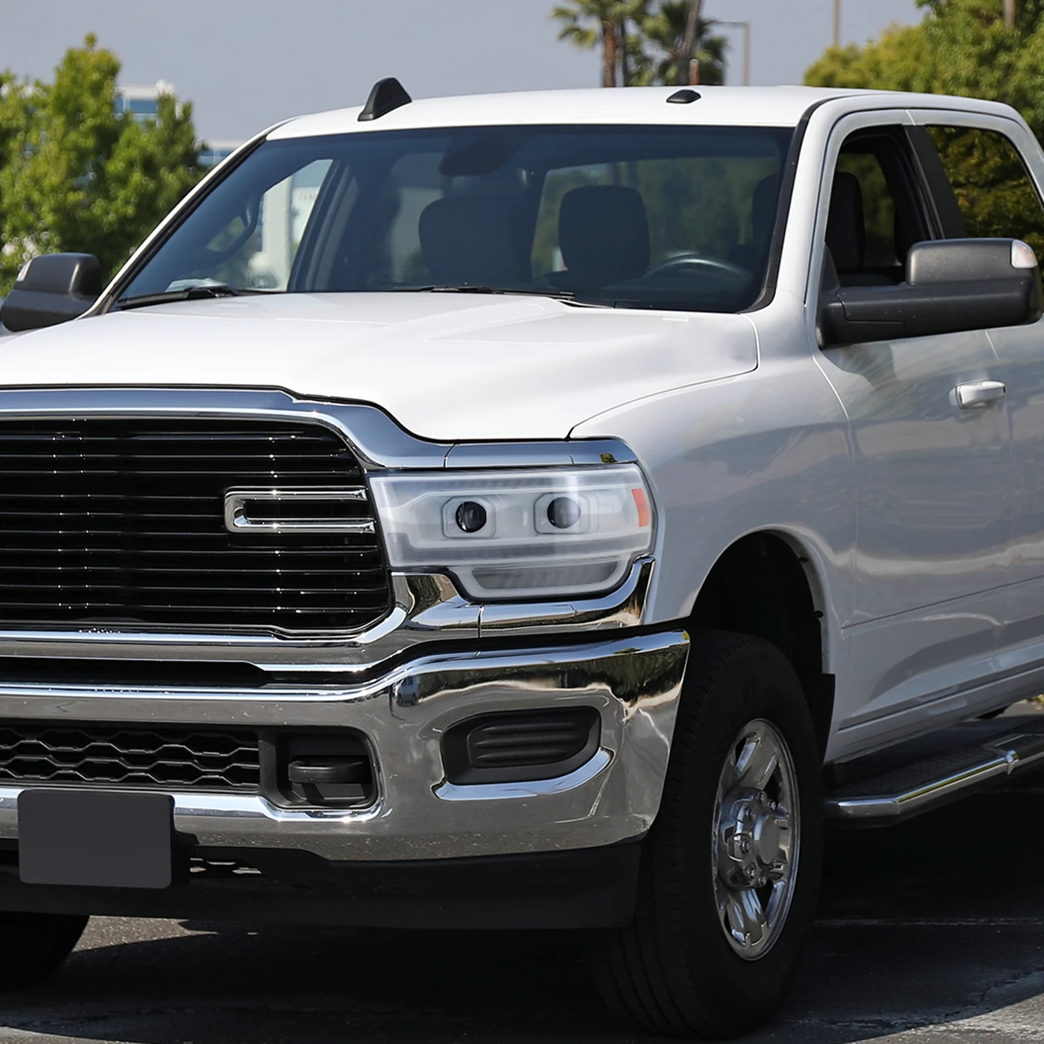 2019-2024 Dodge RAM 2500/3500/4500/5500 LED Signal Headlights White Housing - Image 7