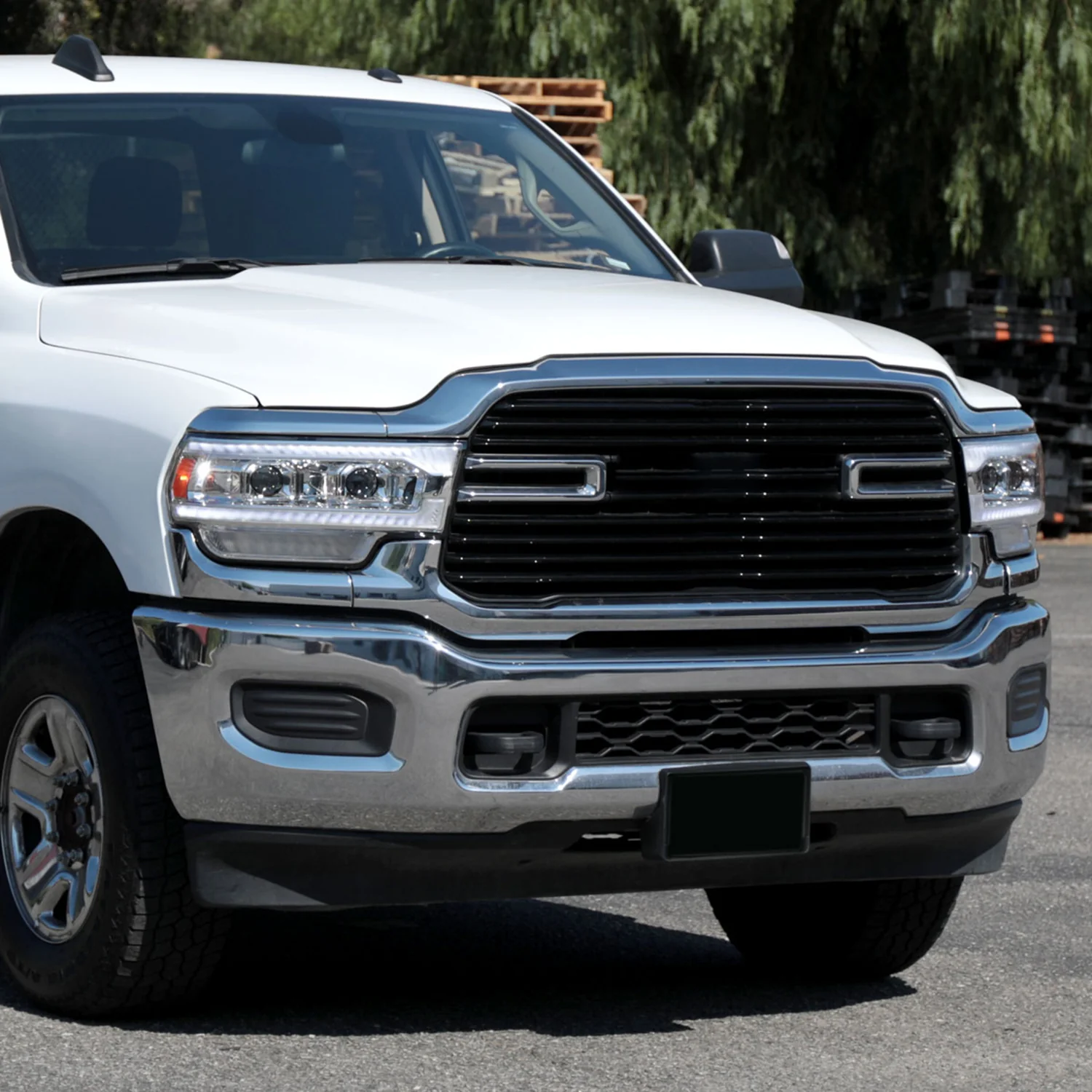 2019-2024 Dodge RAM 2500/3500/4500/5500 LED Signal Projector Headlights Chrome - Image 9