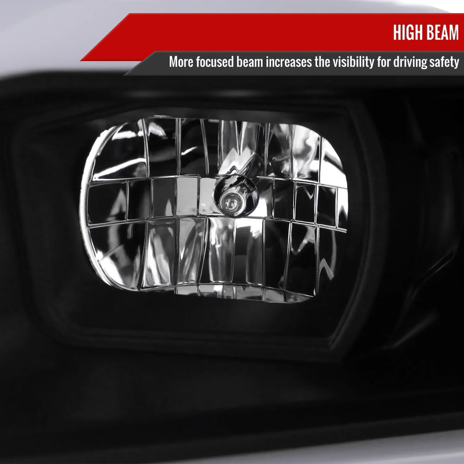 2019-2024 Dodge RAM 2500/3500/4500/5500 LED Tube Projector Headlights Black - Image 4