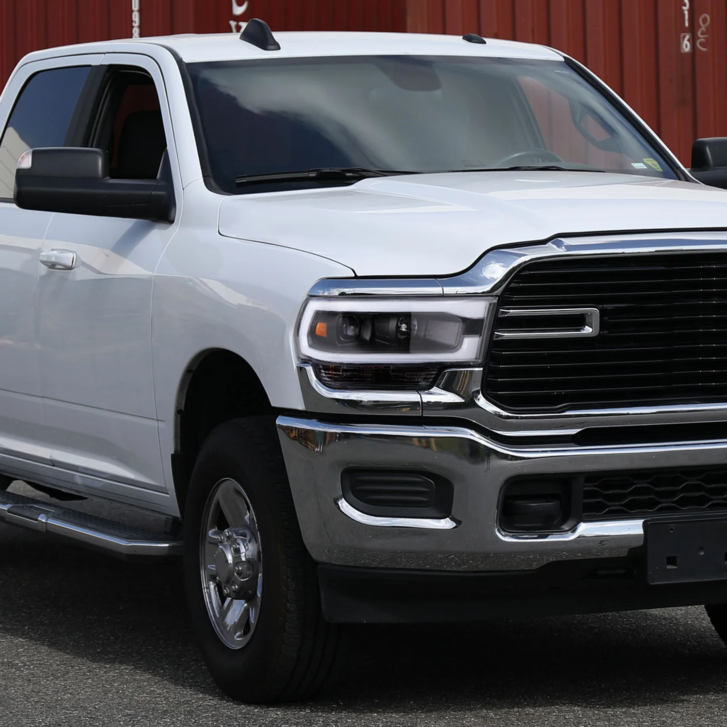2019-2024 Dodge RAM 2500/3500/4500/5500 LED Tube Projector Headlights Black - Image 9