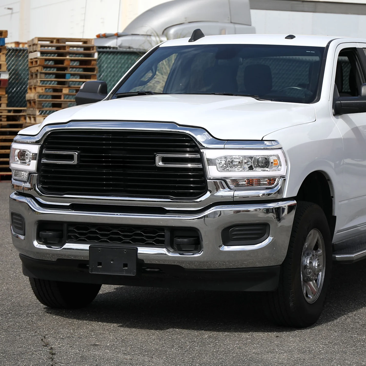 2019-2024 Dodge RAM 2500/3500/4500/5500 LED Tube Projector Headlights Chrome - Image 10