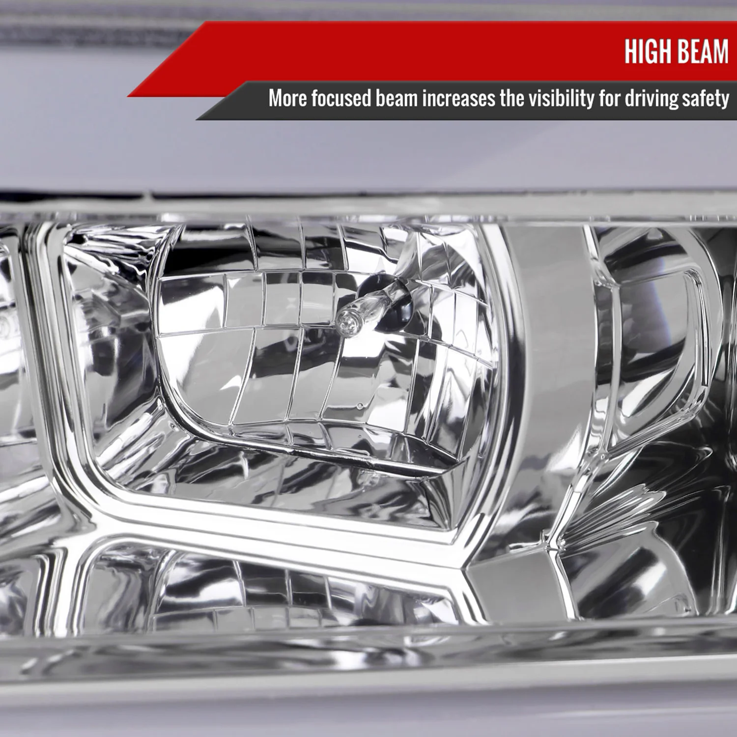 2019-2024 Dodge RAM 2500/3500/4500/5500 LED Tube Projector Headlights Chrome - Image 4