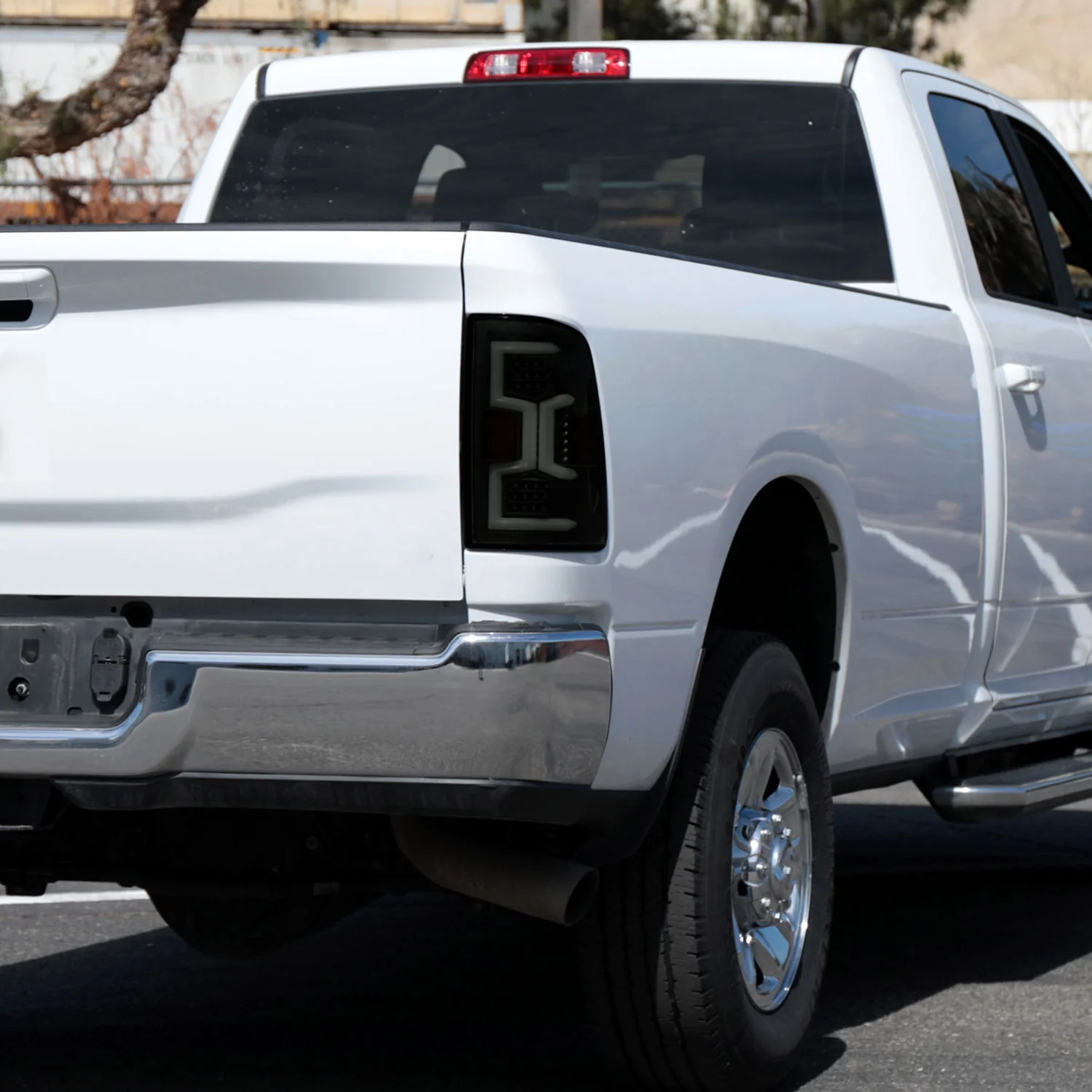 2019-2024 Dodge RAM 2500/3500 LED Signal Tail Lights Glossy Black/Dark Smoke - Image 10