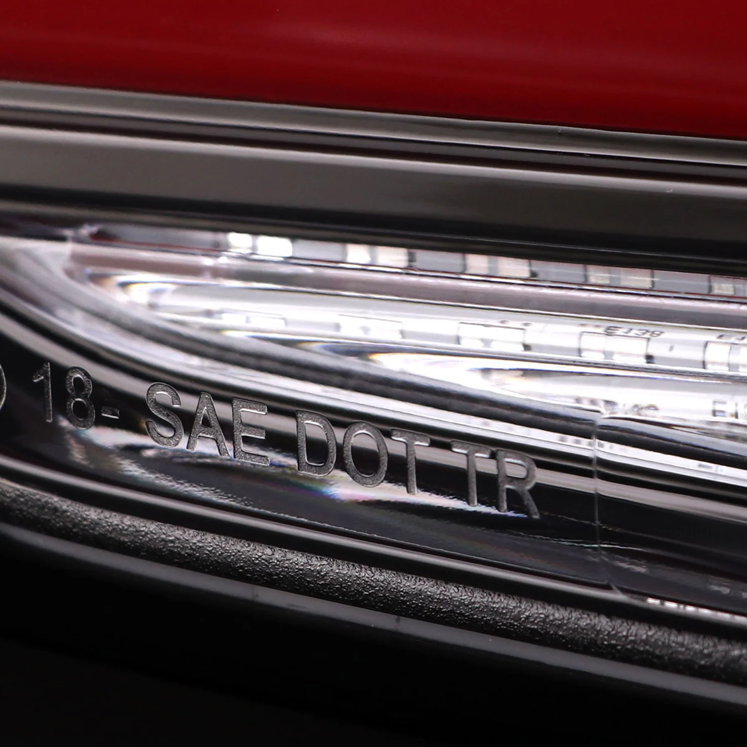 2019-2024 Toyota RAV4 Red LED Bar Signal Tail Lights Jet Black/Clear - Image 6