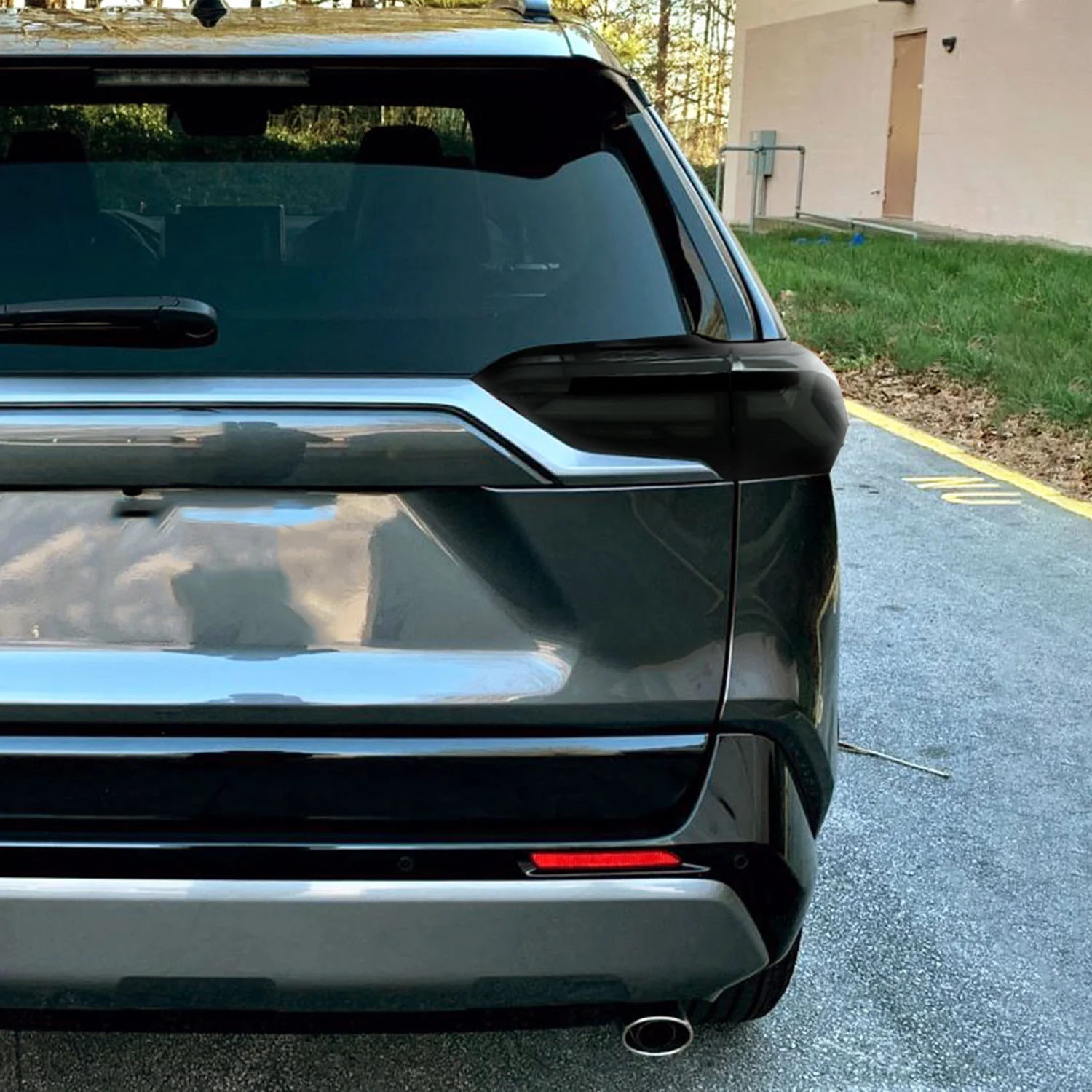 2019-2024 Toyota RAV4 White LED Bar Signal Tail Lights Glossy Black/Dark Smoke - Image 10