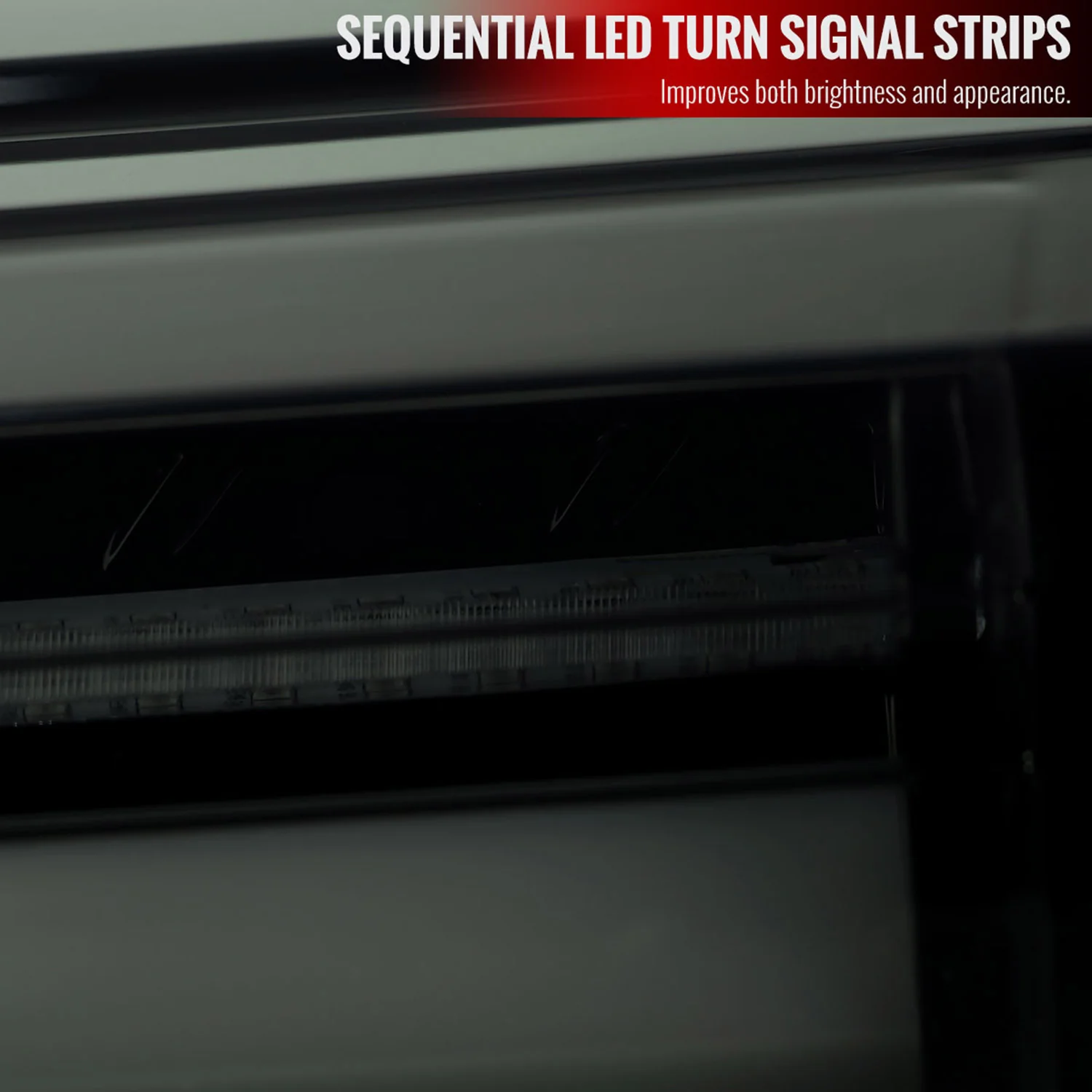 2019-2024 Toyota RAV4 White LED Bar Signal Tail Lights Glossy Black/Dark Smoke - Image 4