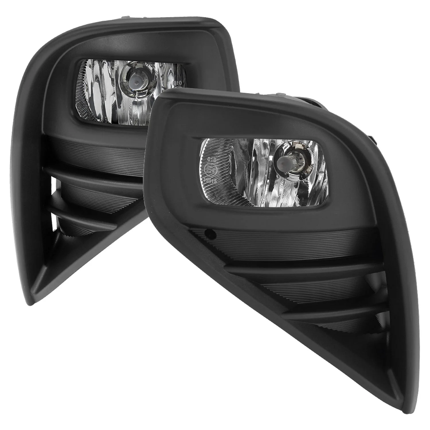 2020-2021 Toyota Highlander Fog Bumper Lights Chrome Housing/Clear Lens