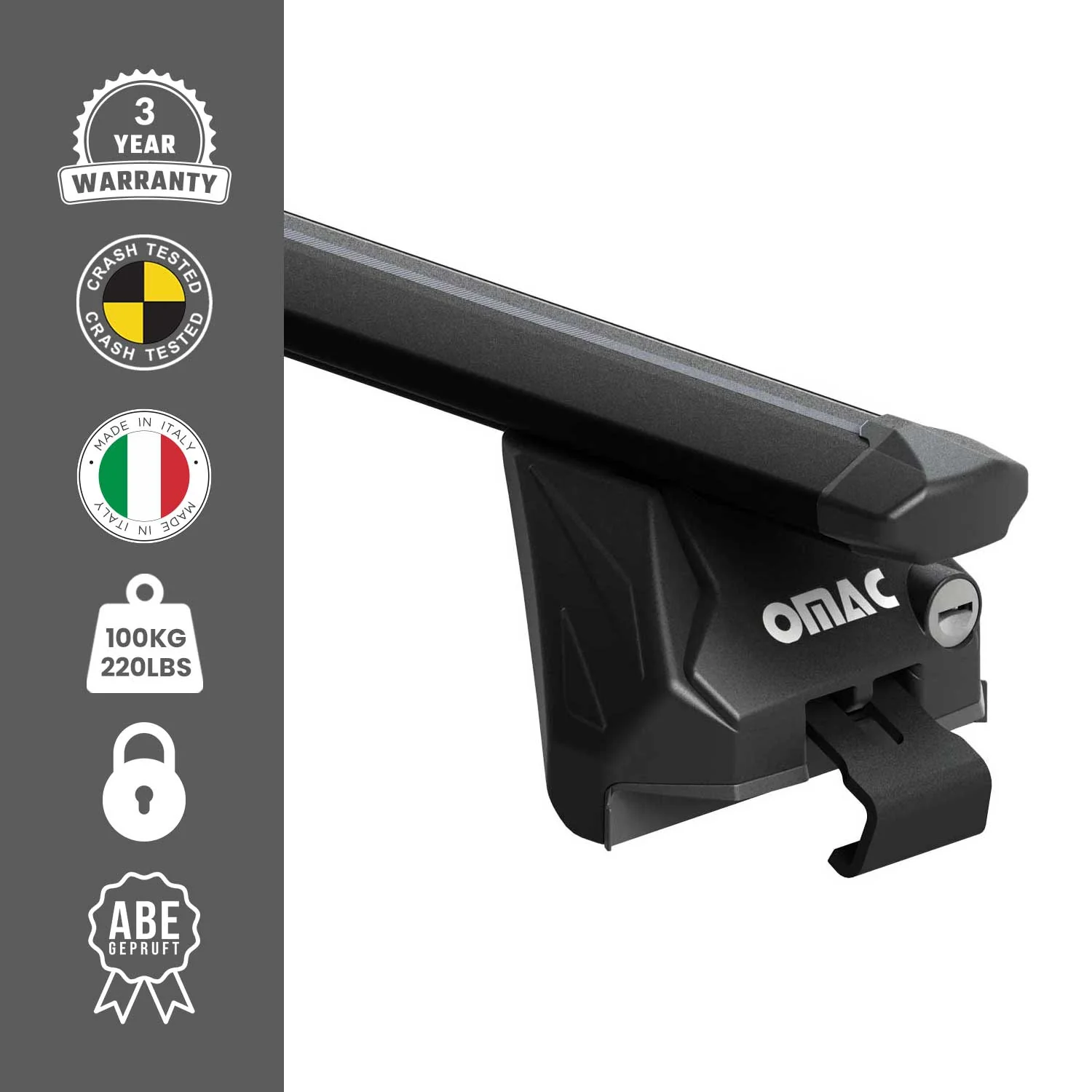 2020-2026 Mazda CX-30 Roof Rack Cross Bars Luggage Carrier Alu Black 2x - Image 3