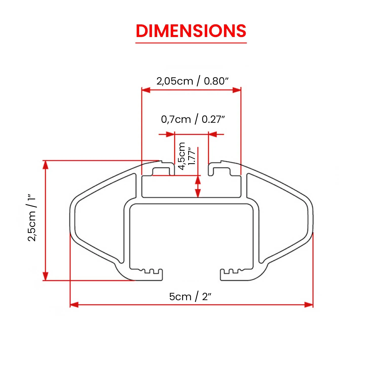 2020-2026 Mazda CX-30 Roof Rack Cross Bars Luggage Carrier Alu Silver 2x - Image 5