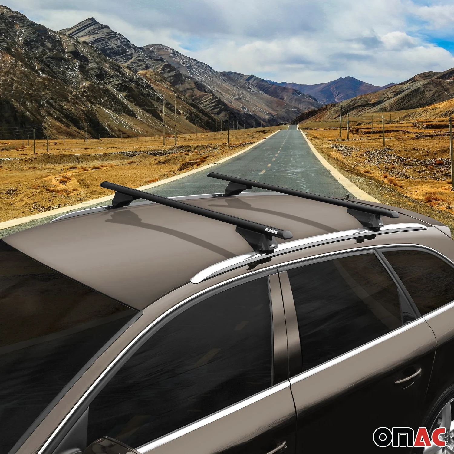2020-2026 Mazda CX-30 Roof Rack Cross Bars Luggage Carrier Black 2Pcs - Image 2