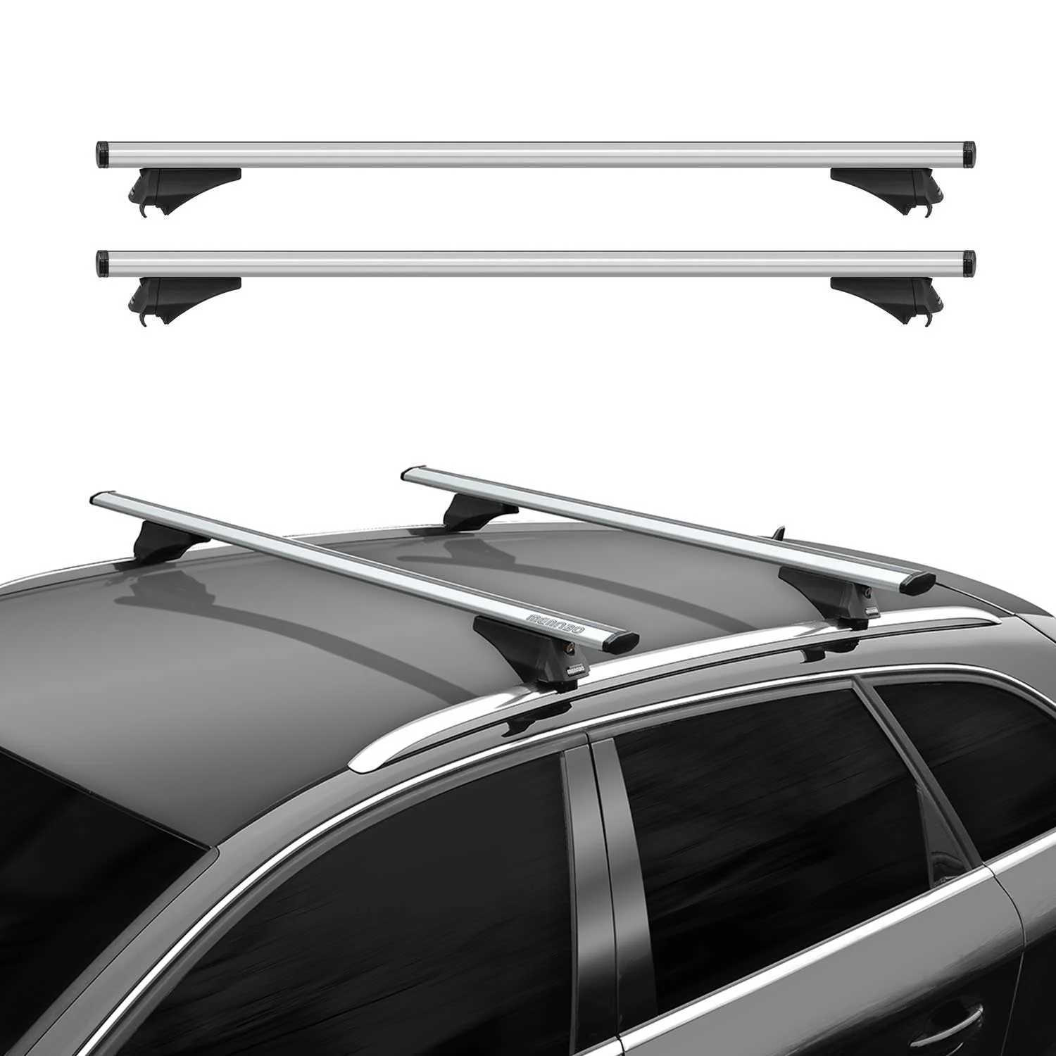2020-2026 Mazda CX-30 Roof Rack Cross Bars Luggage Carrier Silver 2Pcs - Image 2