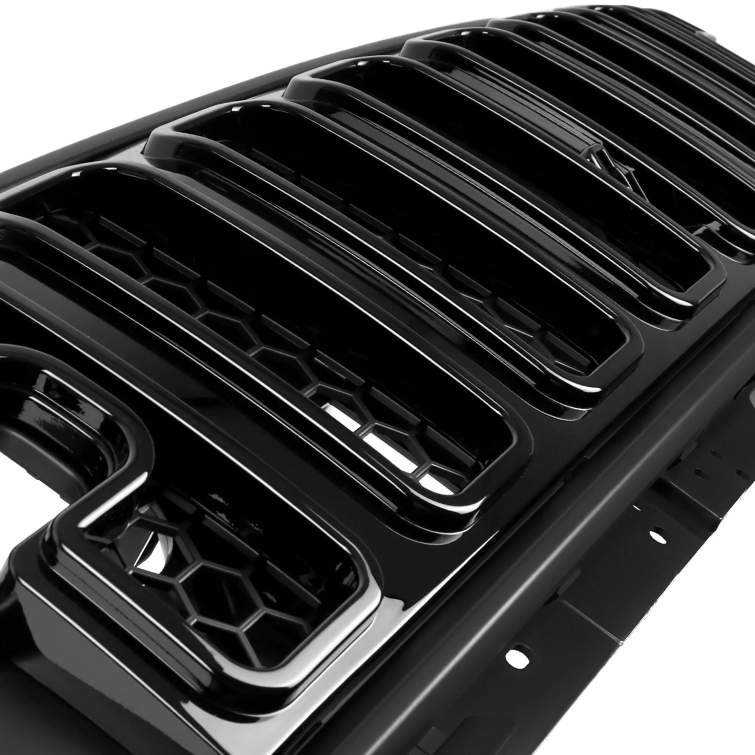 2021-2023 Ford Bronco Sport Glossy Black Mesh Hood Replacement Grille - Image 3