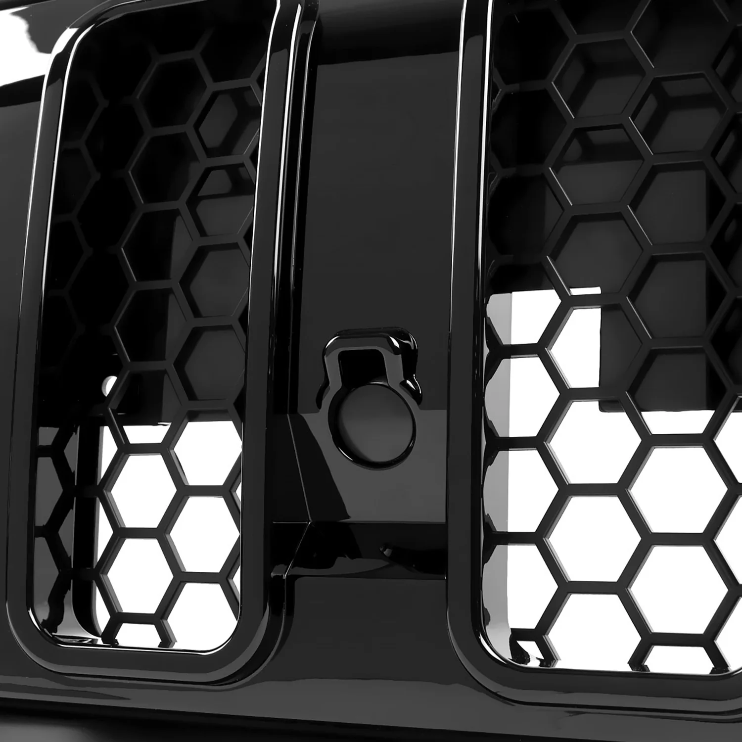 2021-2023 Ford Bronco Sport Glossy Black Mesh Hood Replacement Grille - Image 4