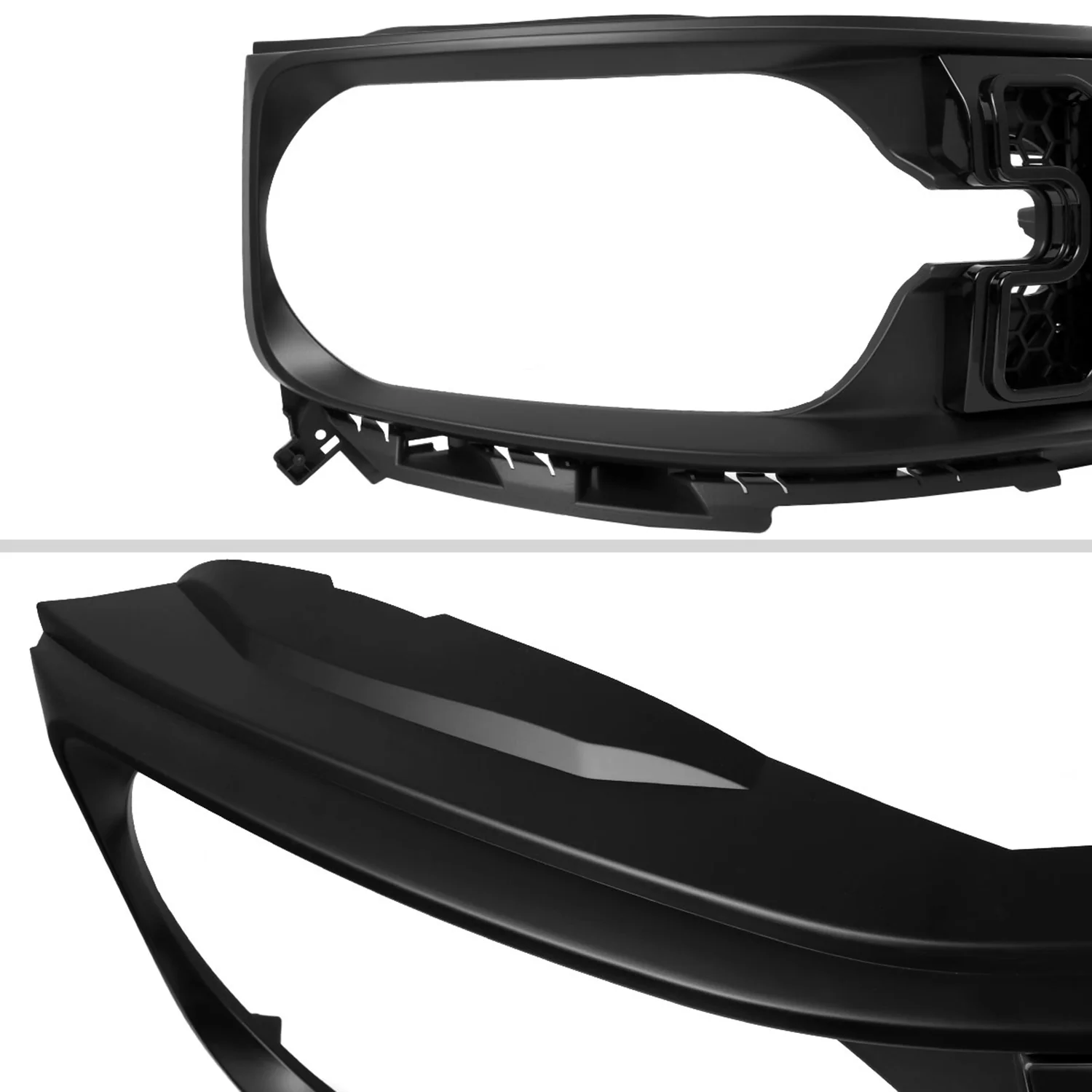 2021-2023 Ford Bronco Sport Glossy Black Mesh Hood Replacement Grille - Image 5
