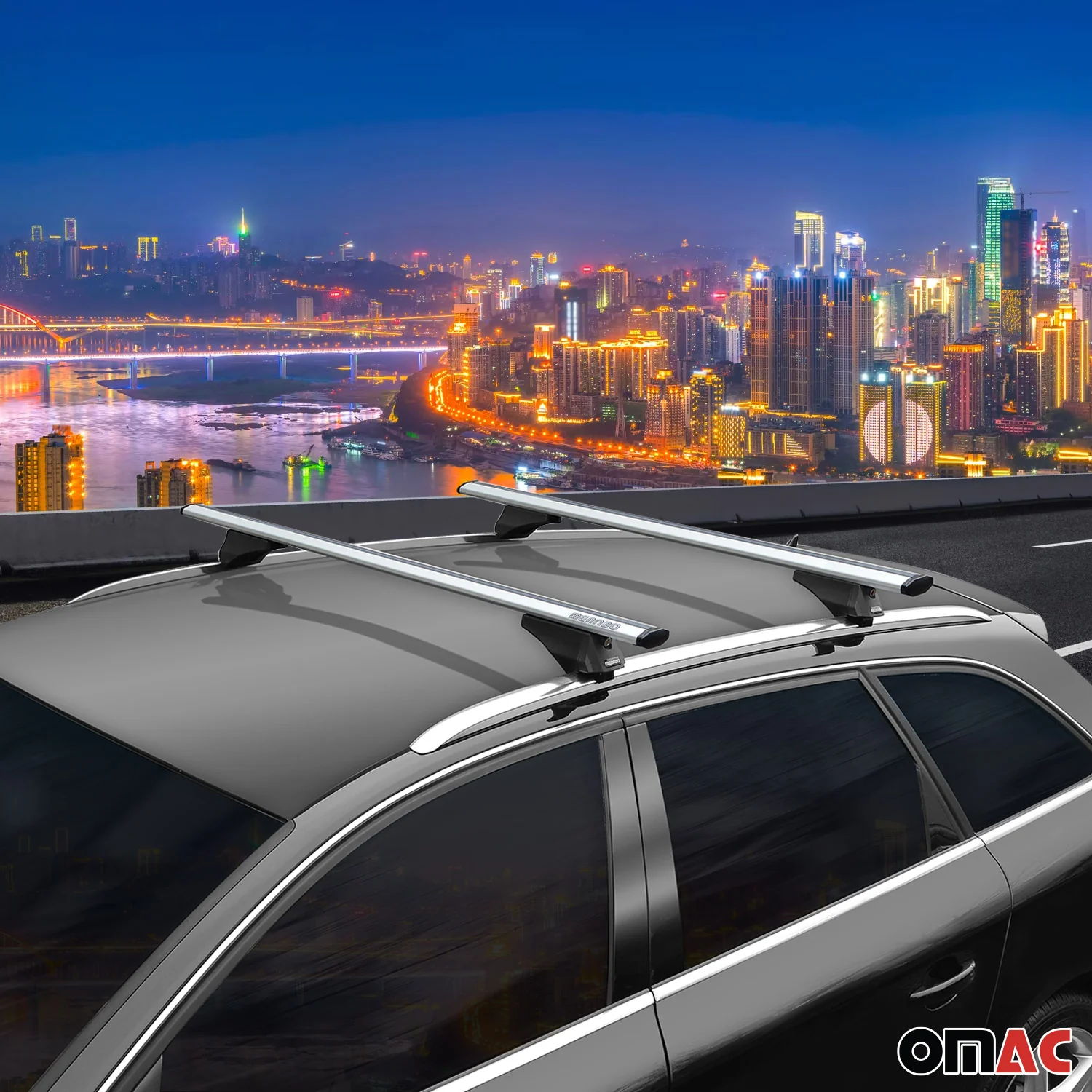 2021-2026 Nissan Rogue Roof Rack Cross Bars Luggage Carrier Silver 2x - Image 3
