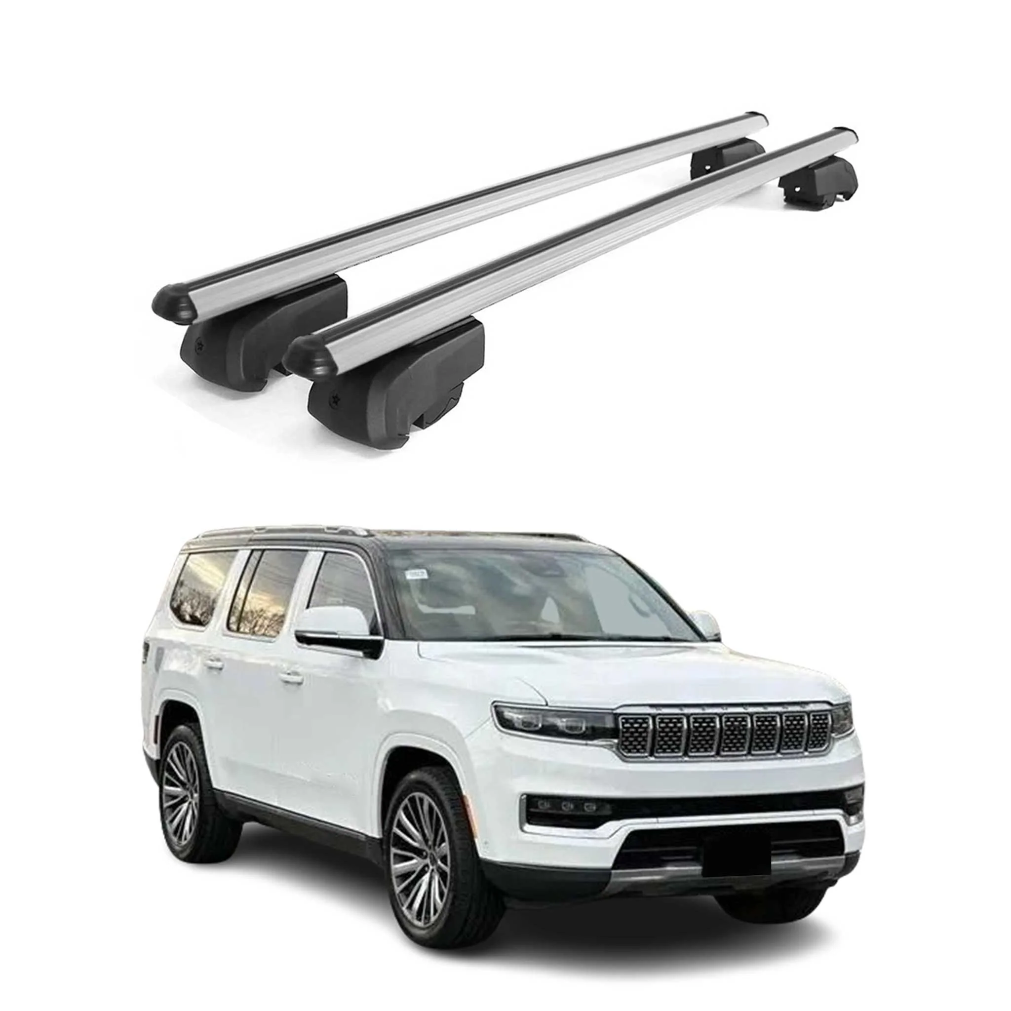 2022-2026 Jeep Grand Wagoneer/Wagoneer L Roof Rack Cross Bars Luggage Carrier