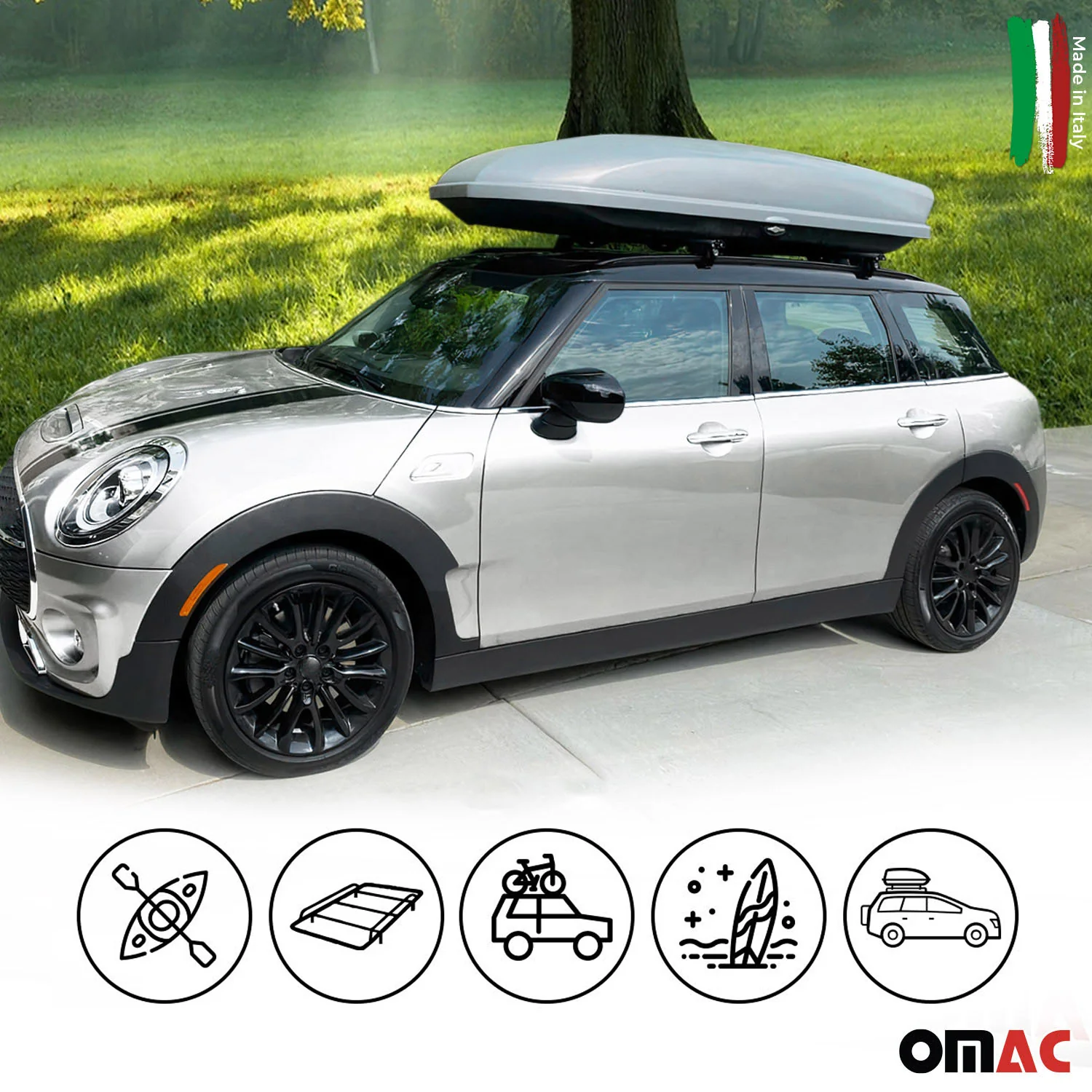 2023-2026 BMW iX1 U11 Roof Rack Cross Bars Luggage Lbs Black 2 Pcs - Image 6