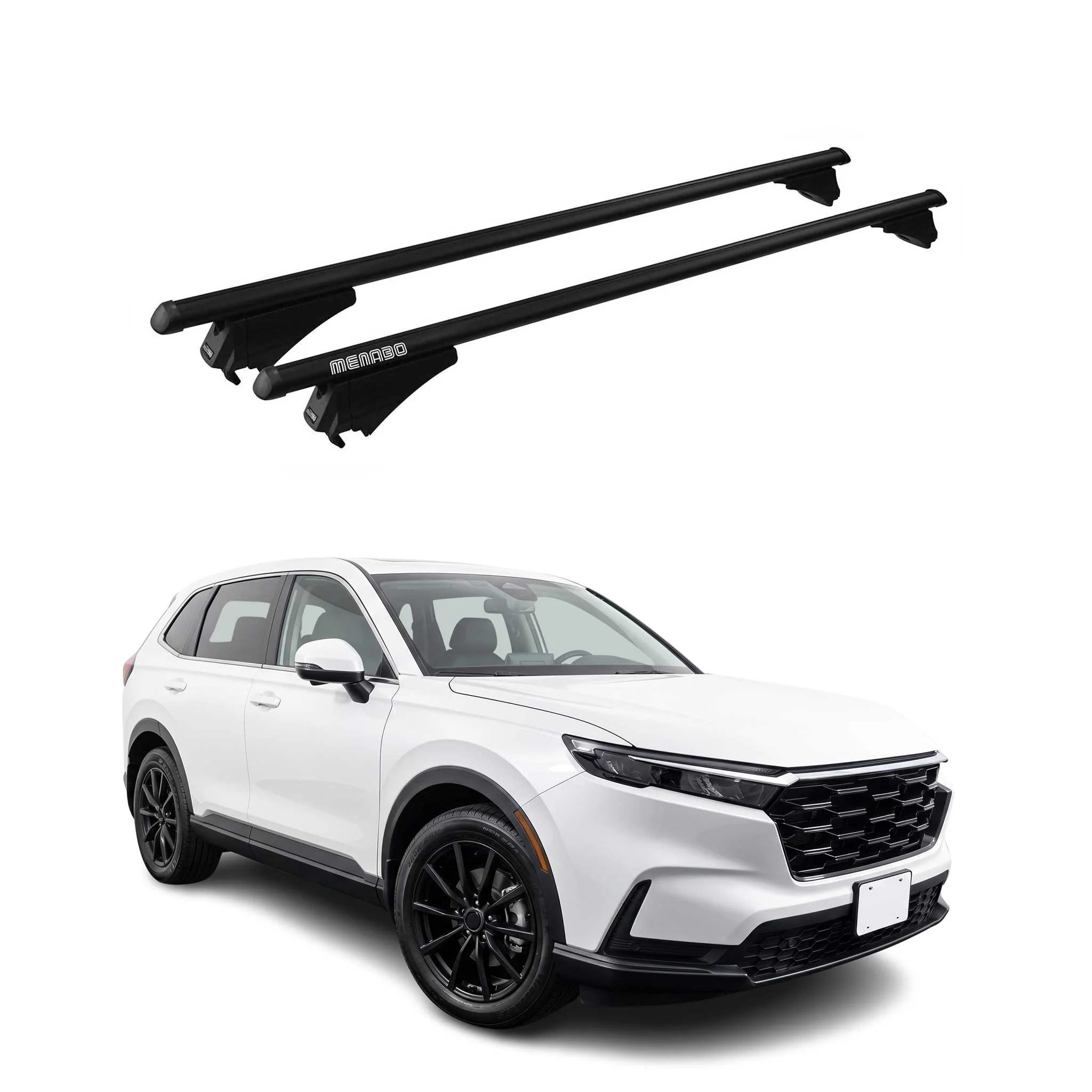 2023-2026 Honda CR-V Roof Rack Cross Bars Luggage Carrier Black 2Pcs