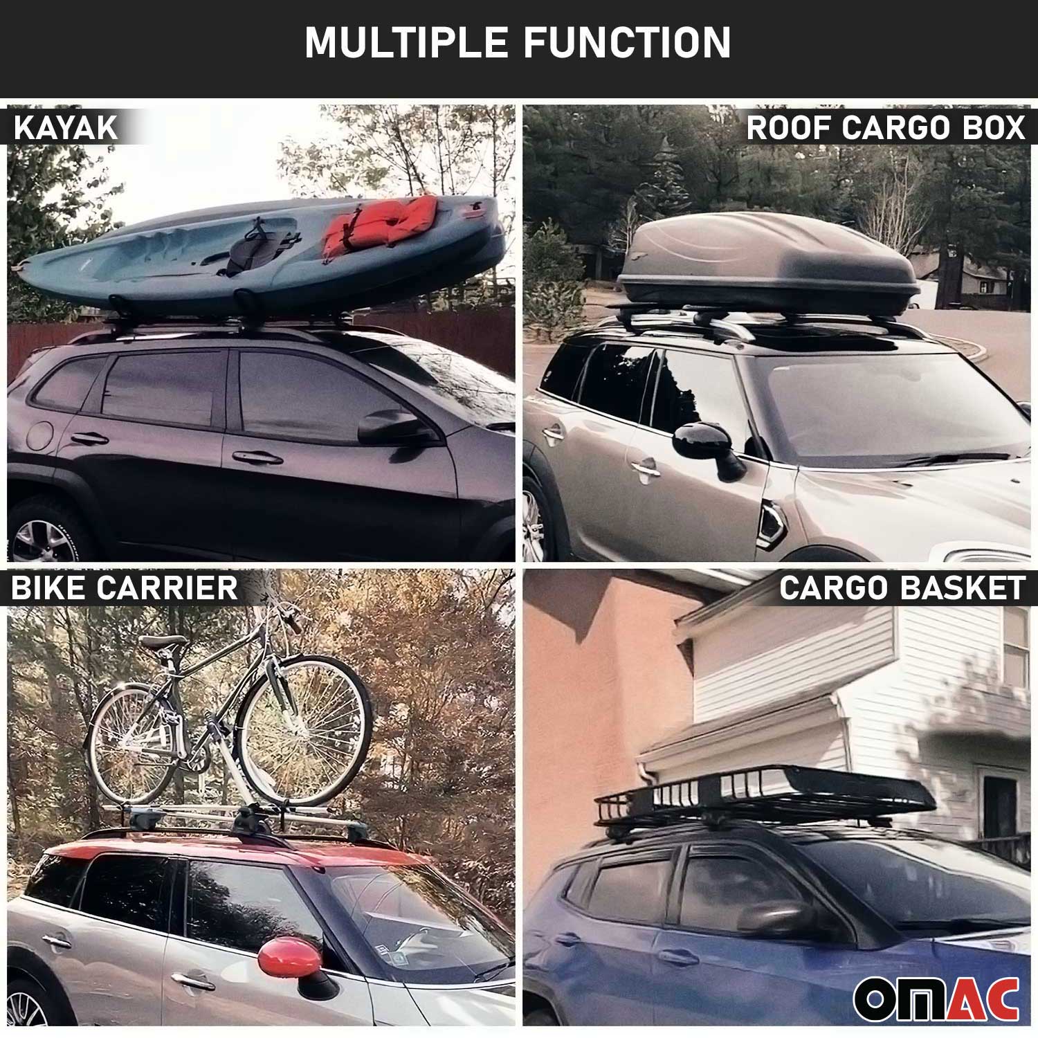 2025-2026 GMC Terrain Roof Rack Cross Bars Luggage Carrier Alu Silver 2x - Image 10