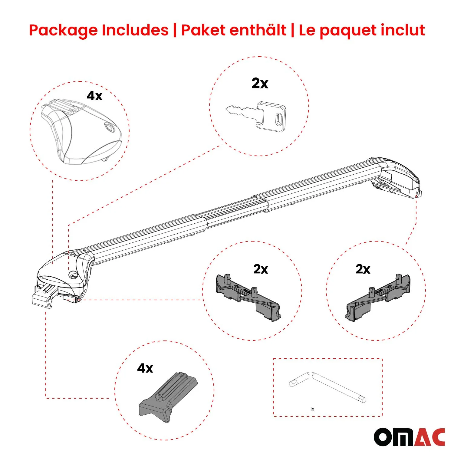 2025-2026 Nissan Kicks Play Roof Rack Cross Bars Luggage Carrier Alu Silver - Image 8
