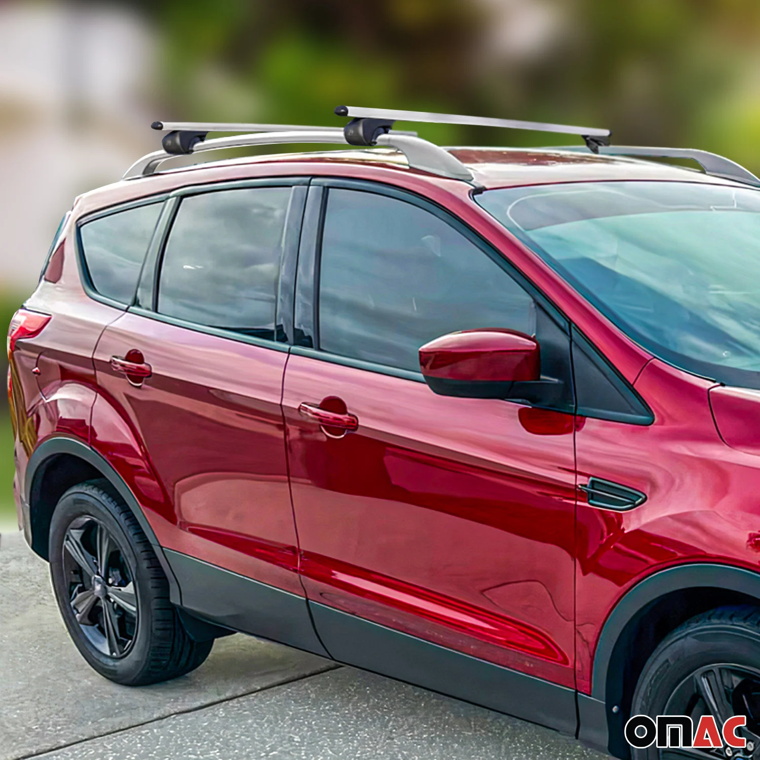 2013-2019 Ford Escape Roof Rack Rail Cross Bars Roof Set Silver - Image 2