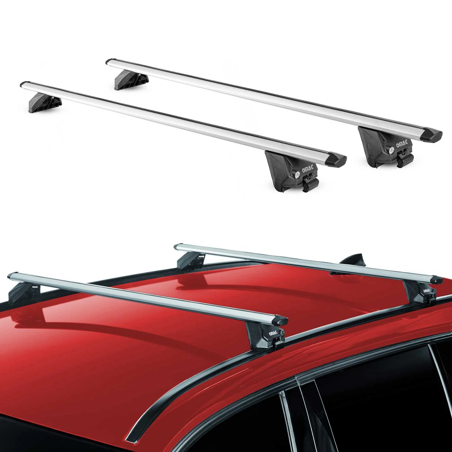 2025-2026 Subaru Forester VI Roof Rack Cross Bars Luggage Carrier Alu Silver 2x - Image 2