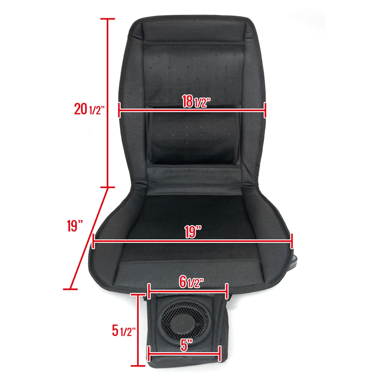 3-in-1 Seat Cover Warmer + Cooler + Massager + Remote Control - Image 9